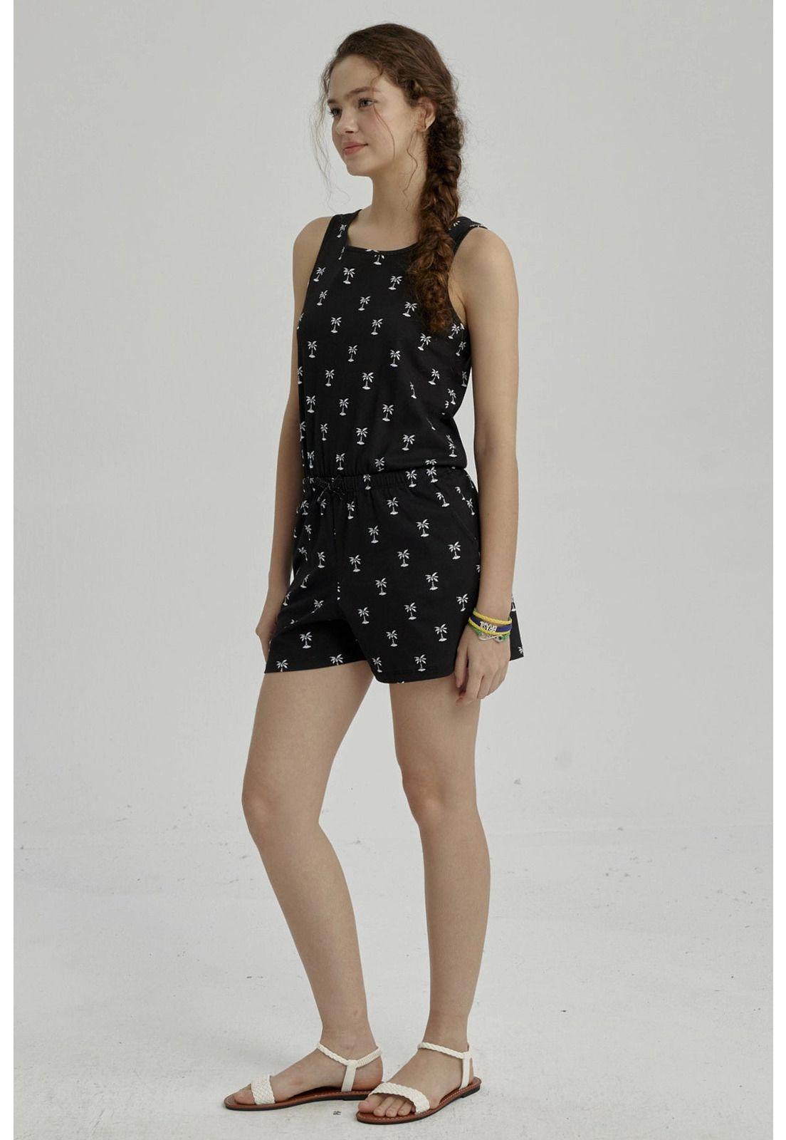 Enteritos Niña Teen Básico Negro-3