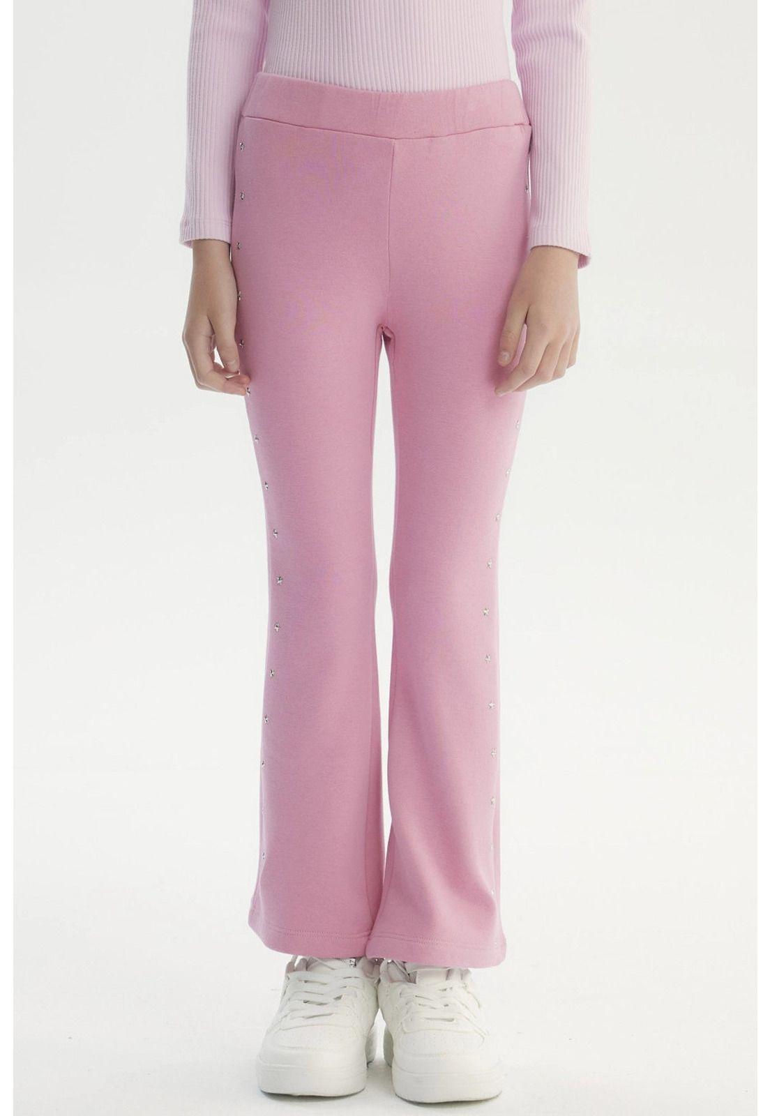 Calza Niña Leve Flare Rosado-0