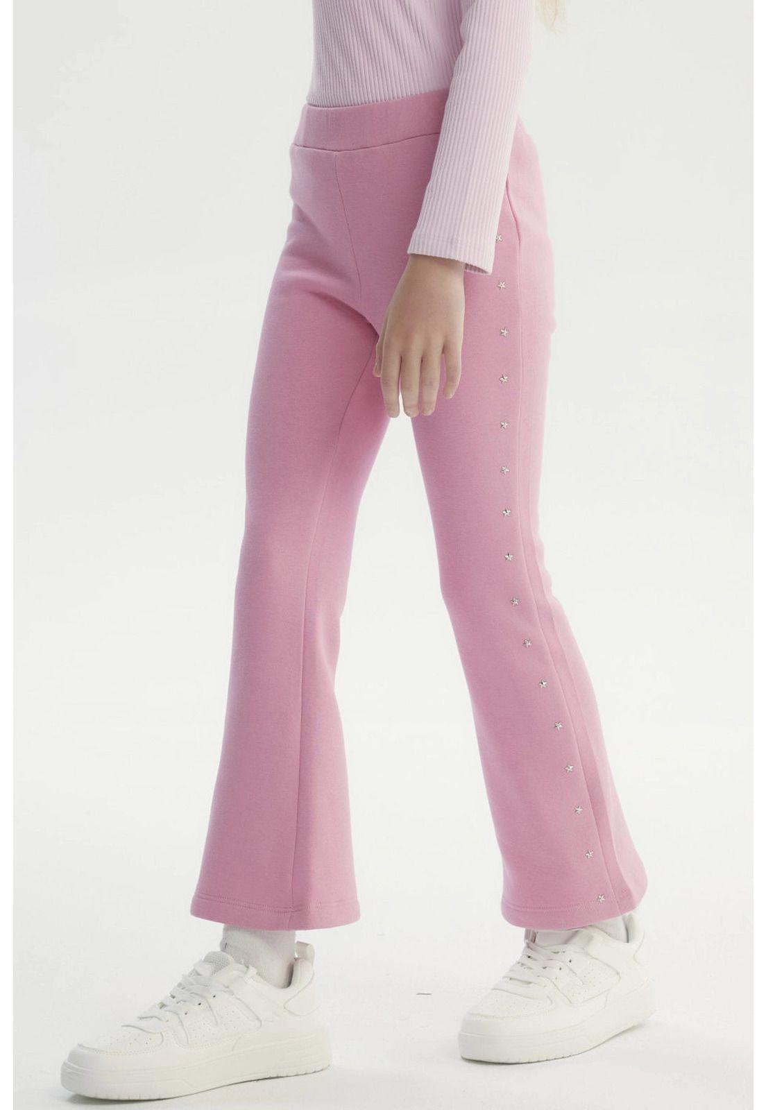Calza Niña Leve Flare Rosado-1