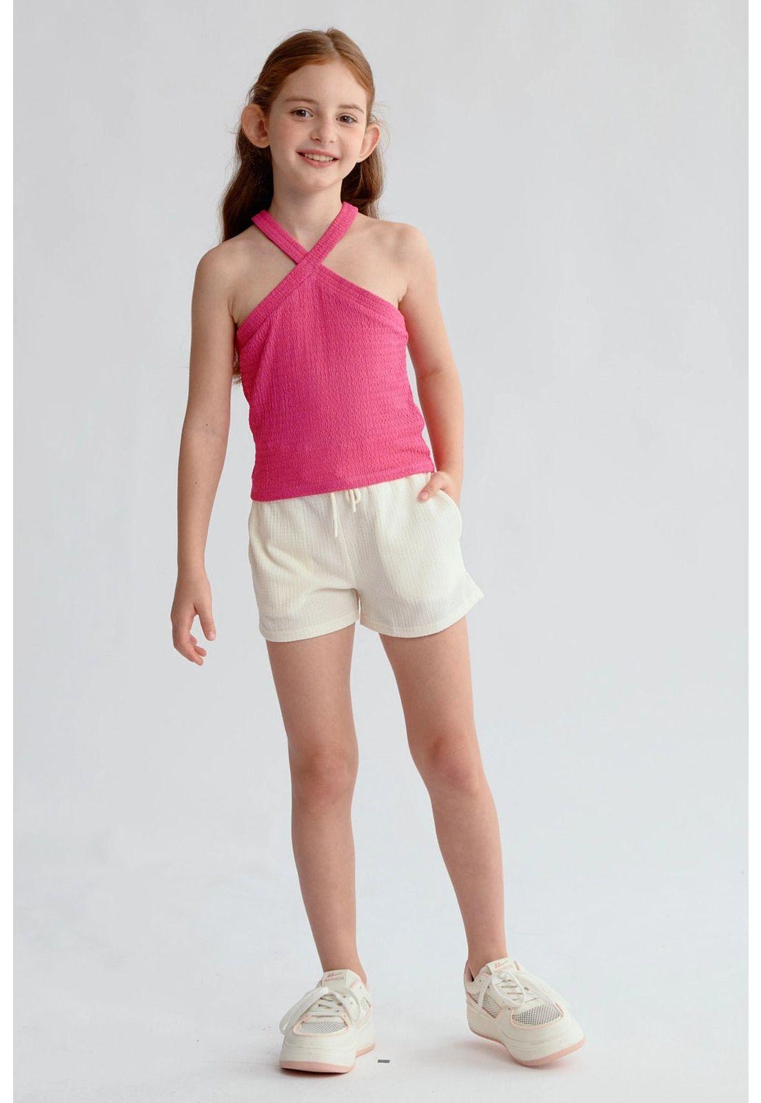 Peto Niña Con Textura Fucsia-3