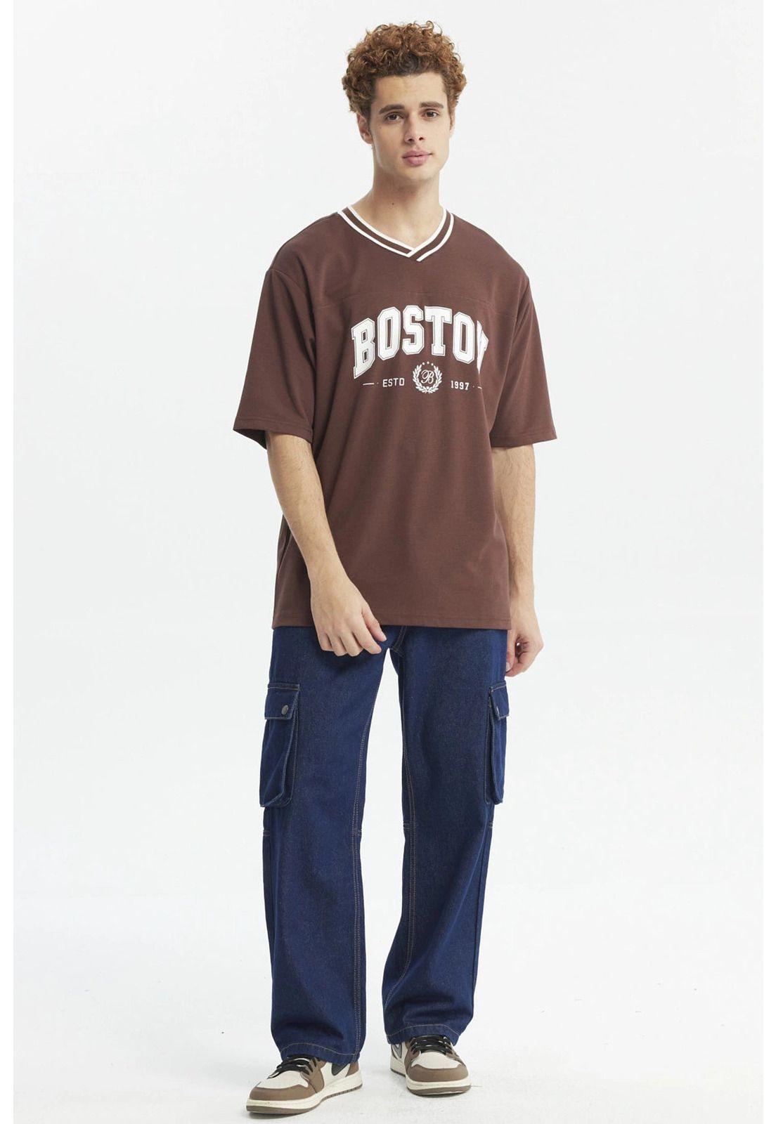 Polera Hombre Slim Chocolate - lV-3