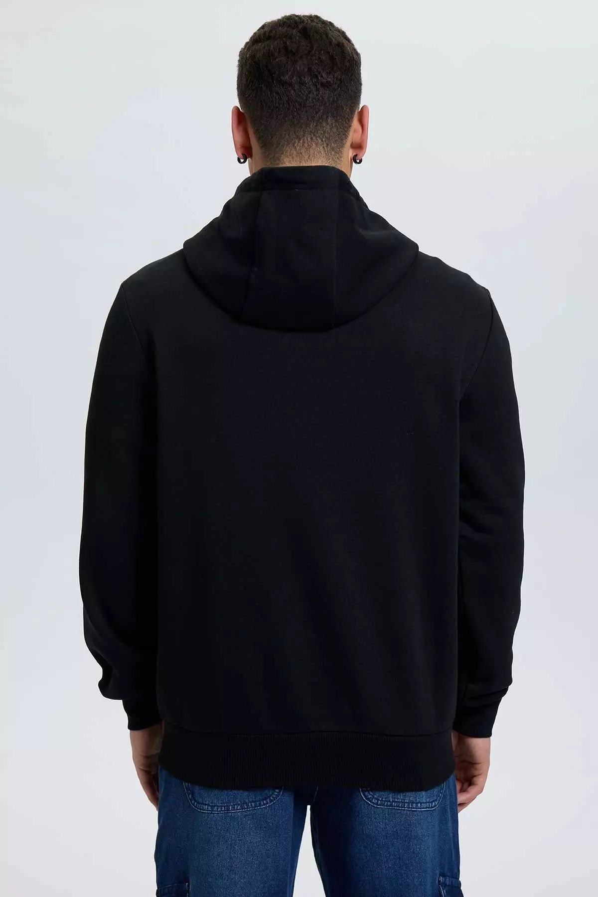 Polerón Hombre Hoodie Negro-2