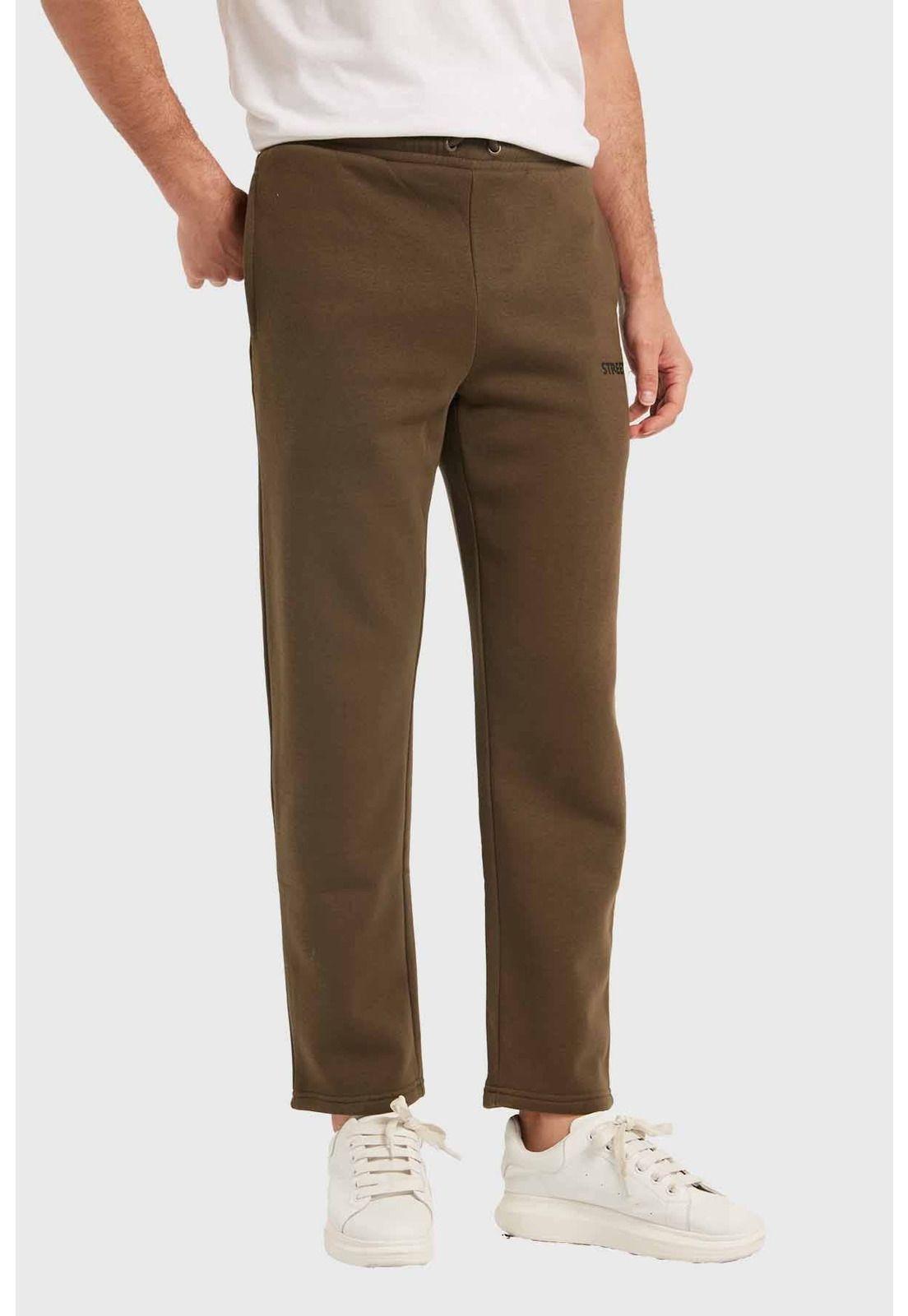 Pantalón Buzo Hombre Básico Verde-0