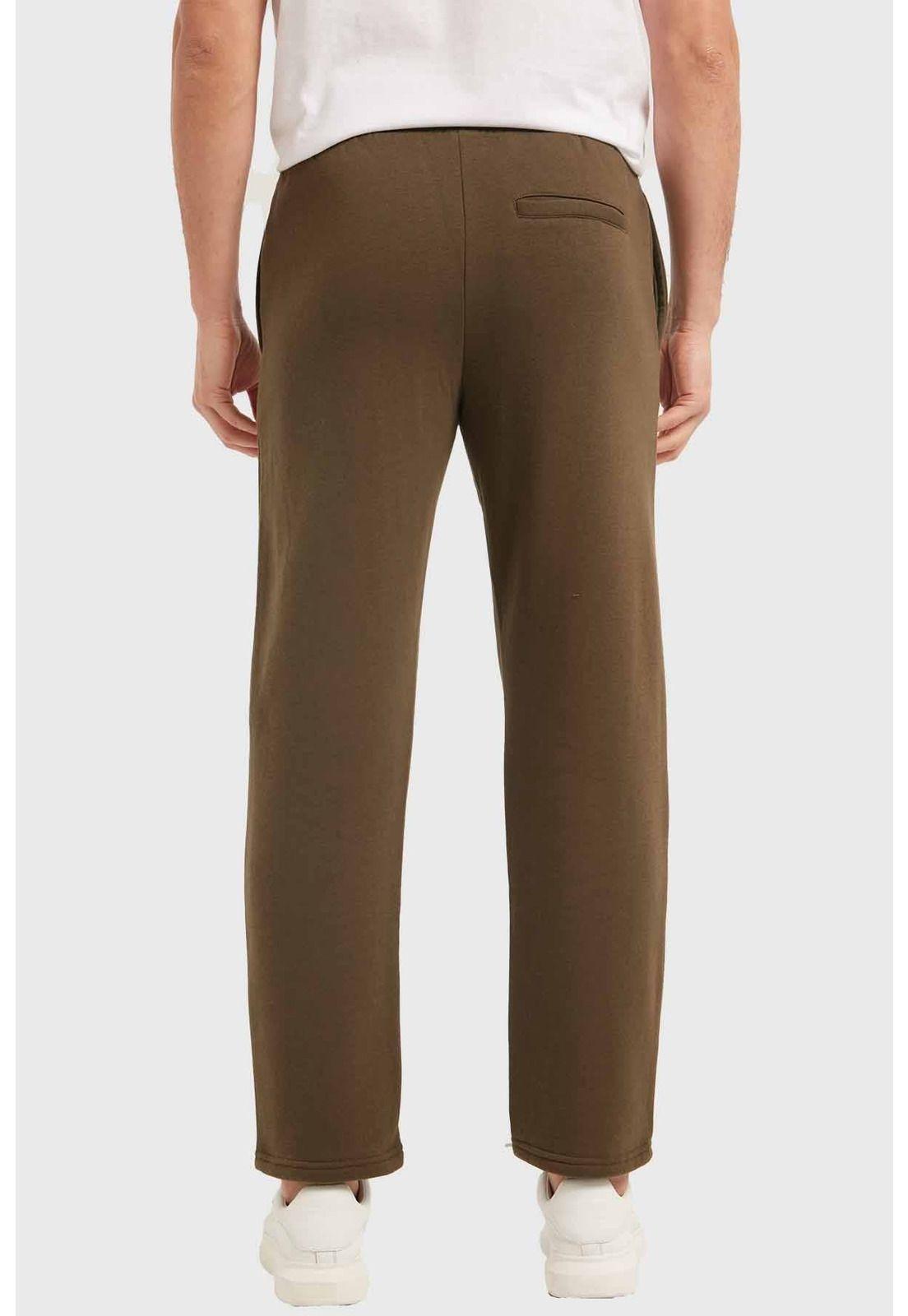Pantalón Buzo Hombre Básico Verde-1