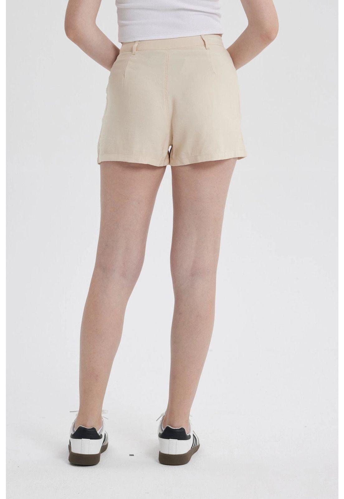 Short Mujer Sastrero Beige-1