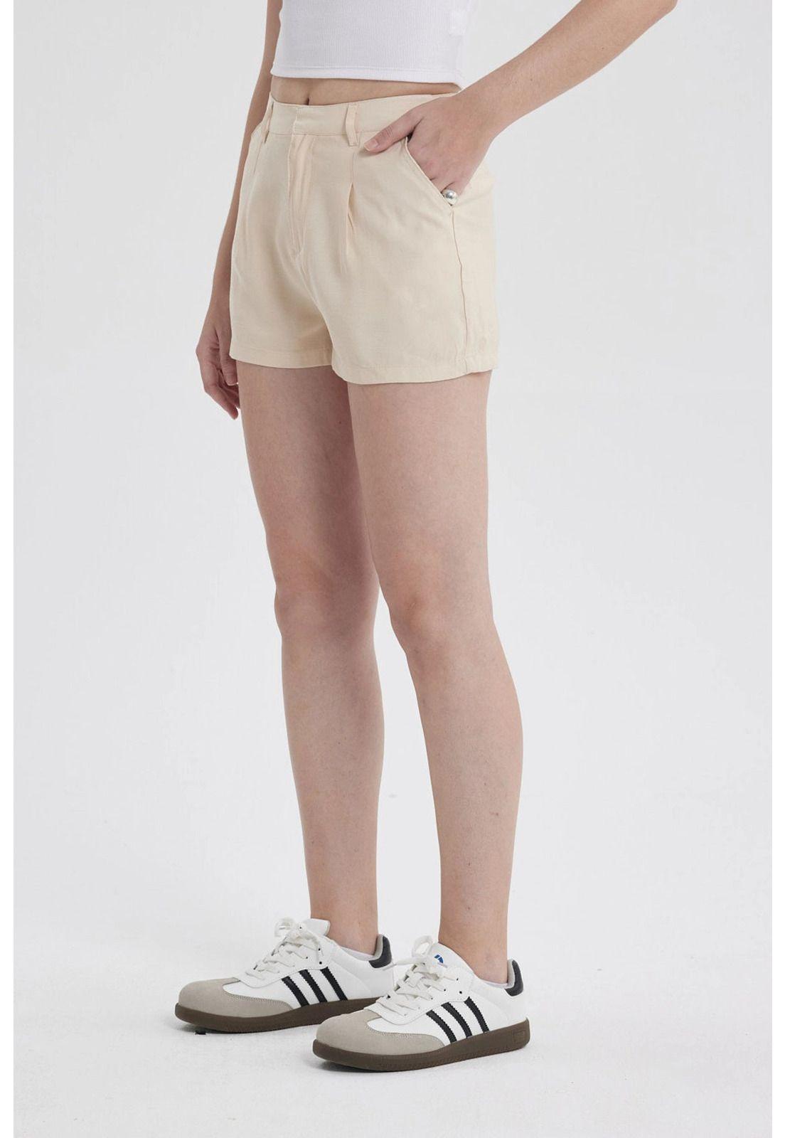 Short Mujer Sastrero Beige-2