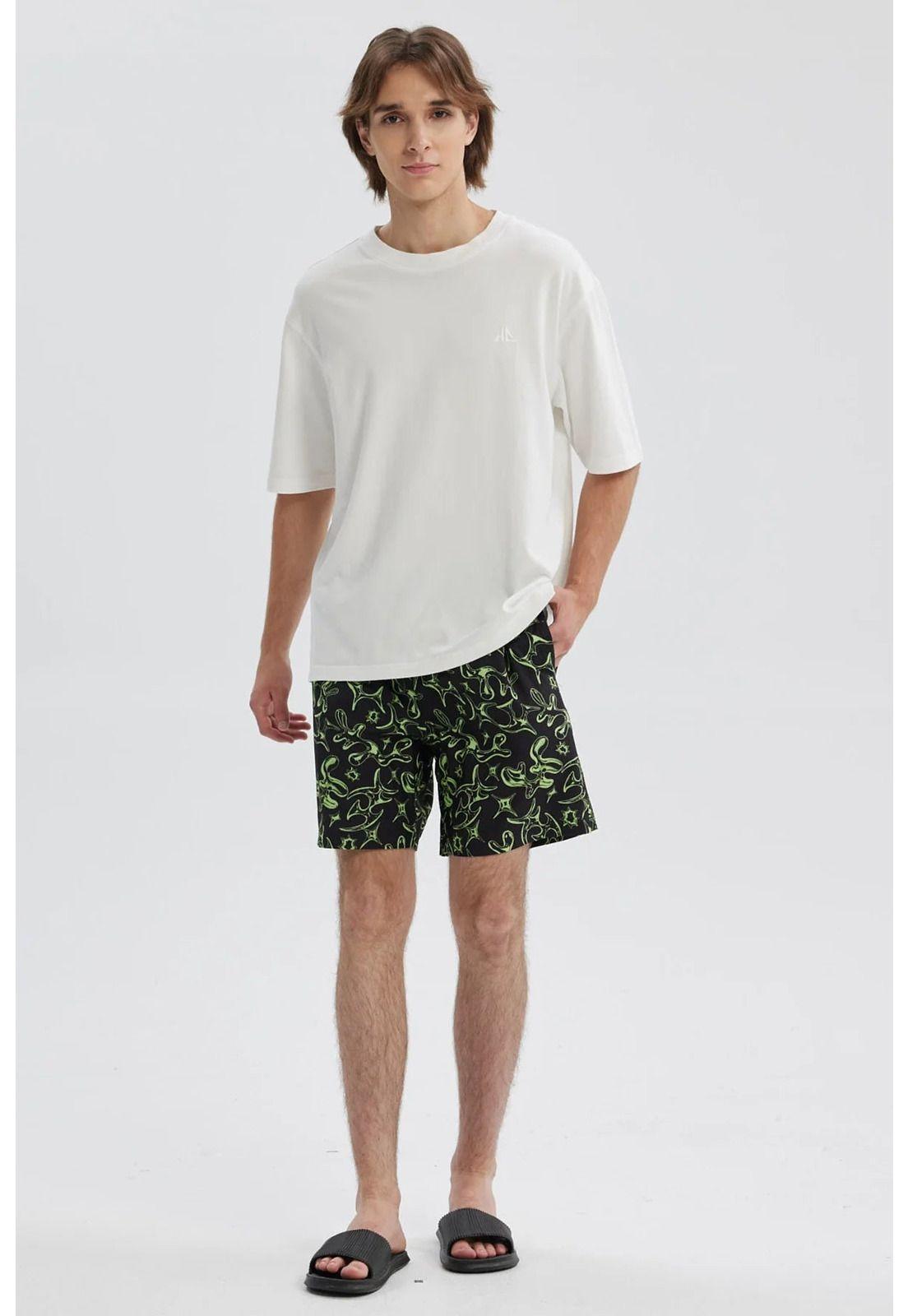 Short De Baño Hombre Full Rapport Negro - lll-3