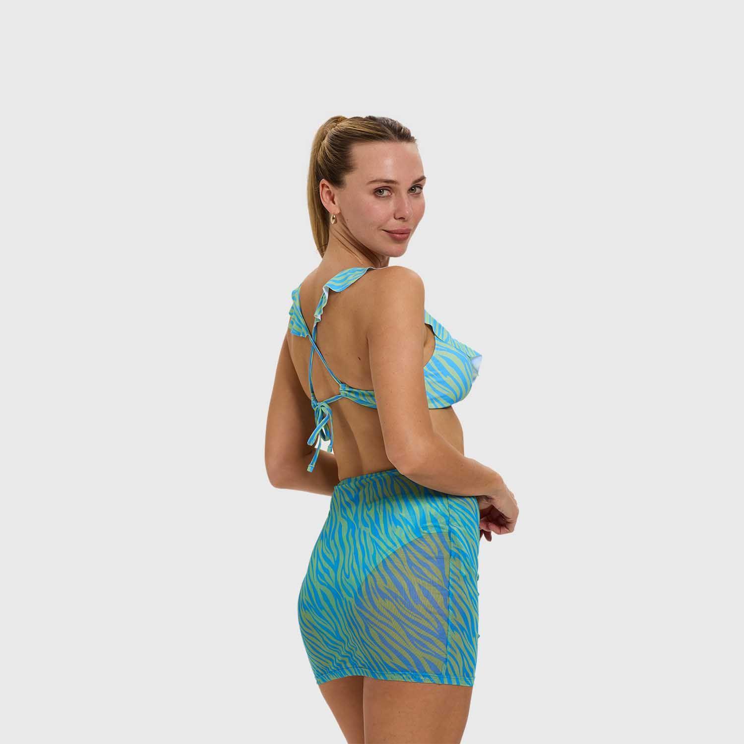 Falda Mujer Ajuste Lateral Aqua Fashion's Park-2