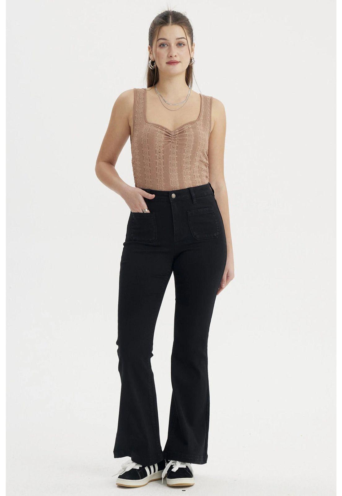 Polera Mujer Textura Café-3