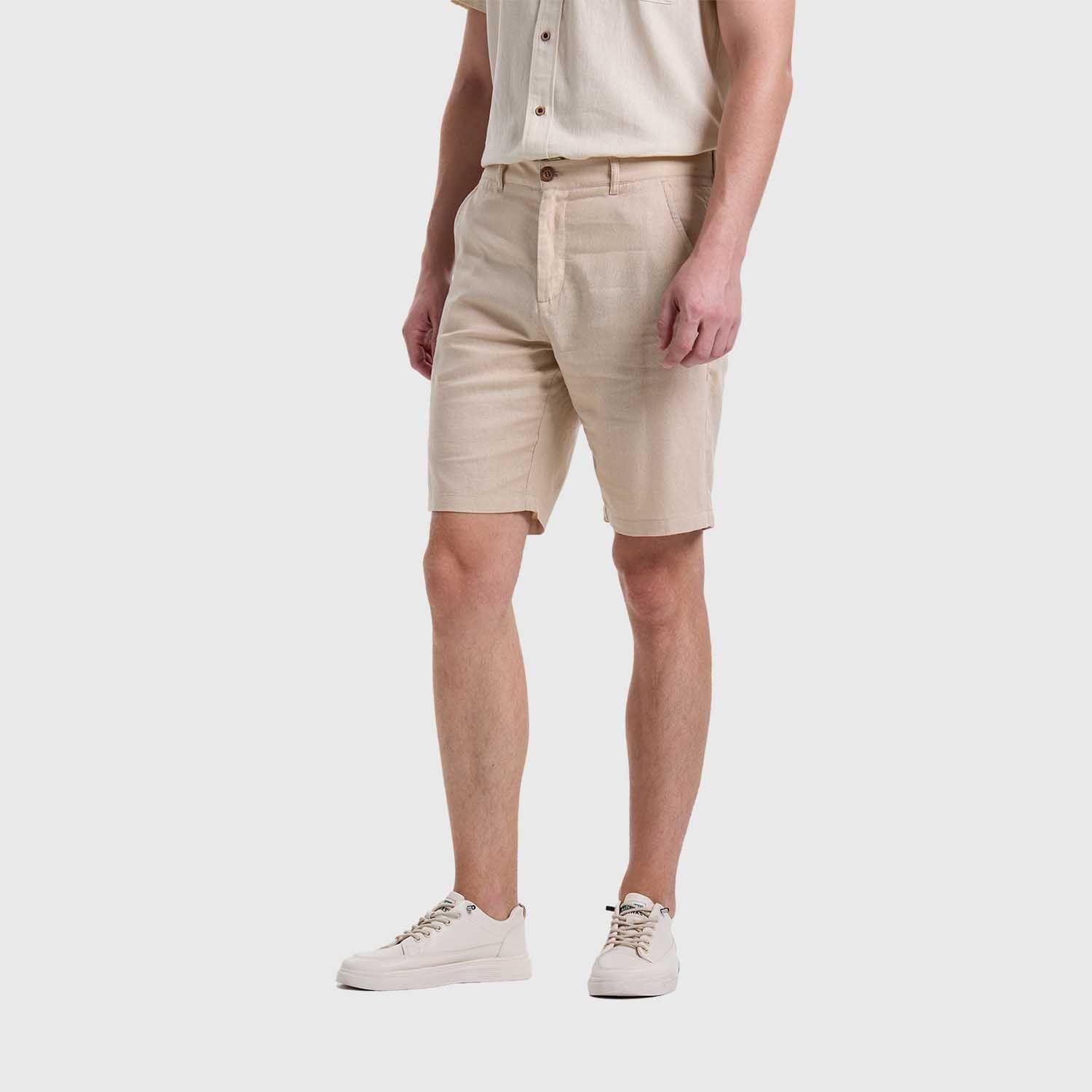 Bermuda Hombre Básico Chino Beige Fashions Park-1