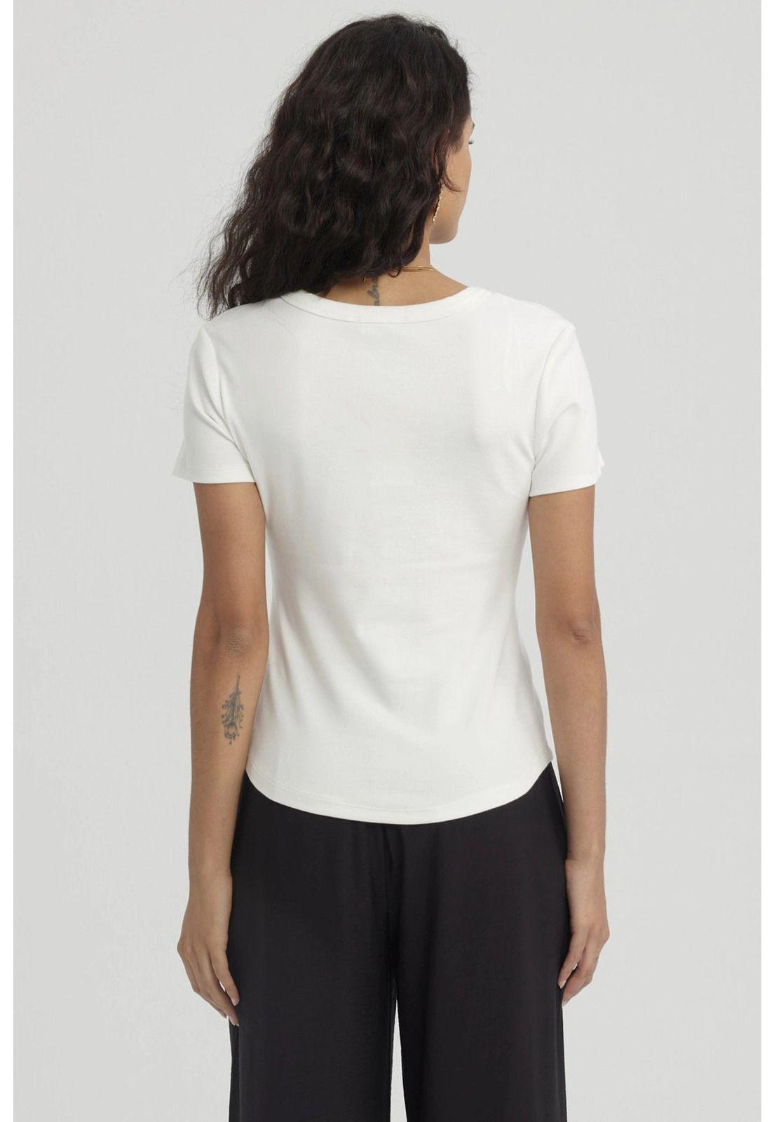 Polera Mujer Lisa Rib Crudo-2