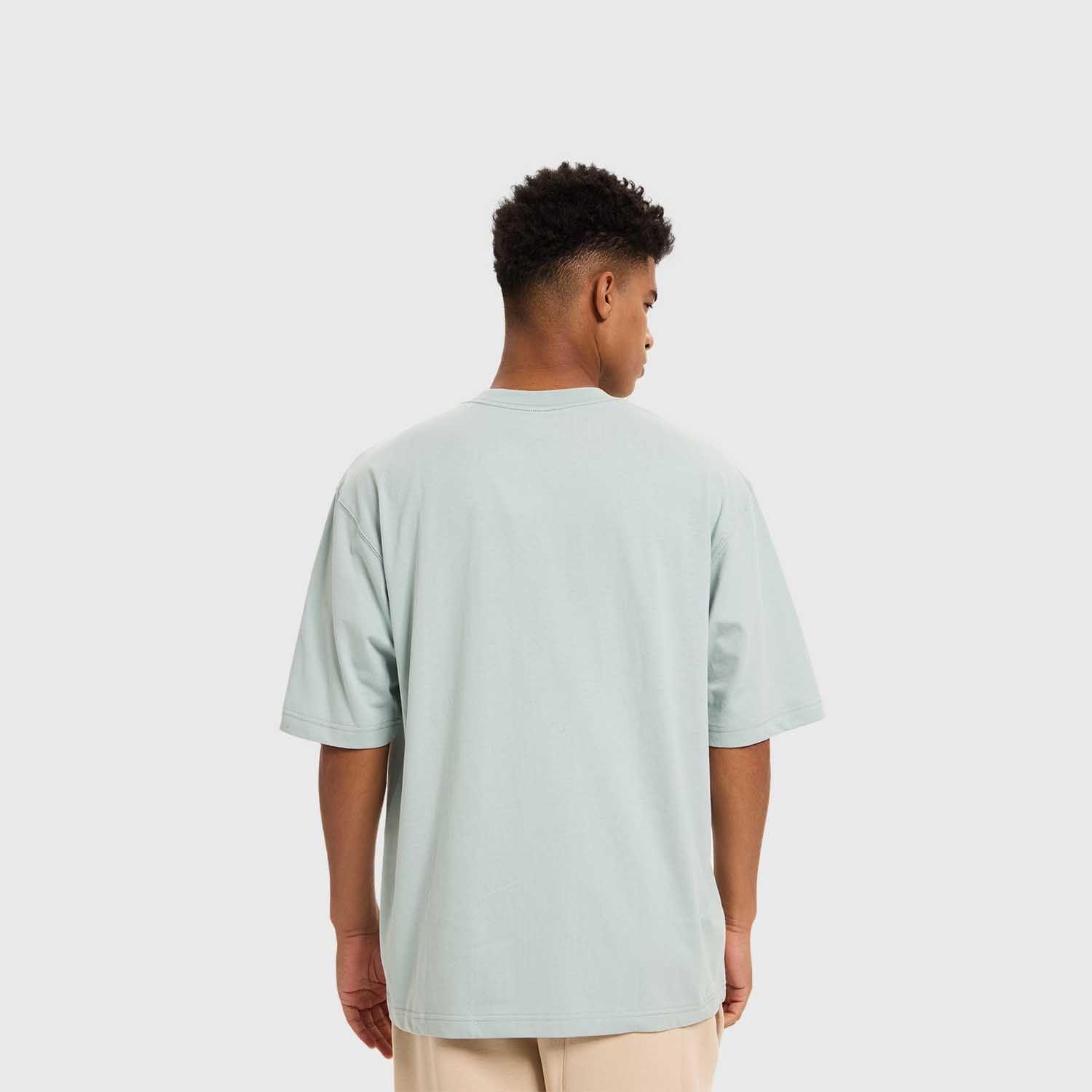 Polera Hombre Print College Verde Claro Fashion's Park-2