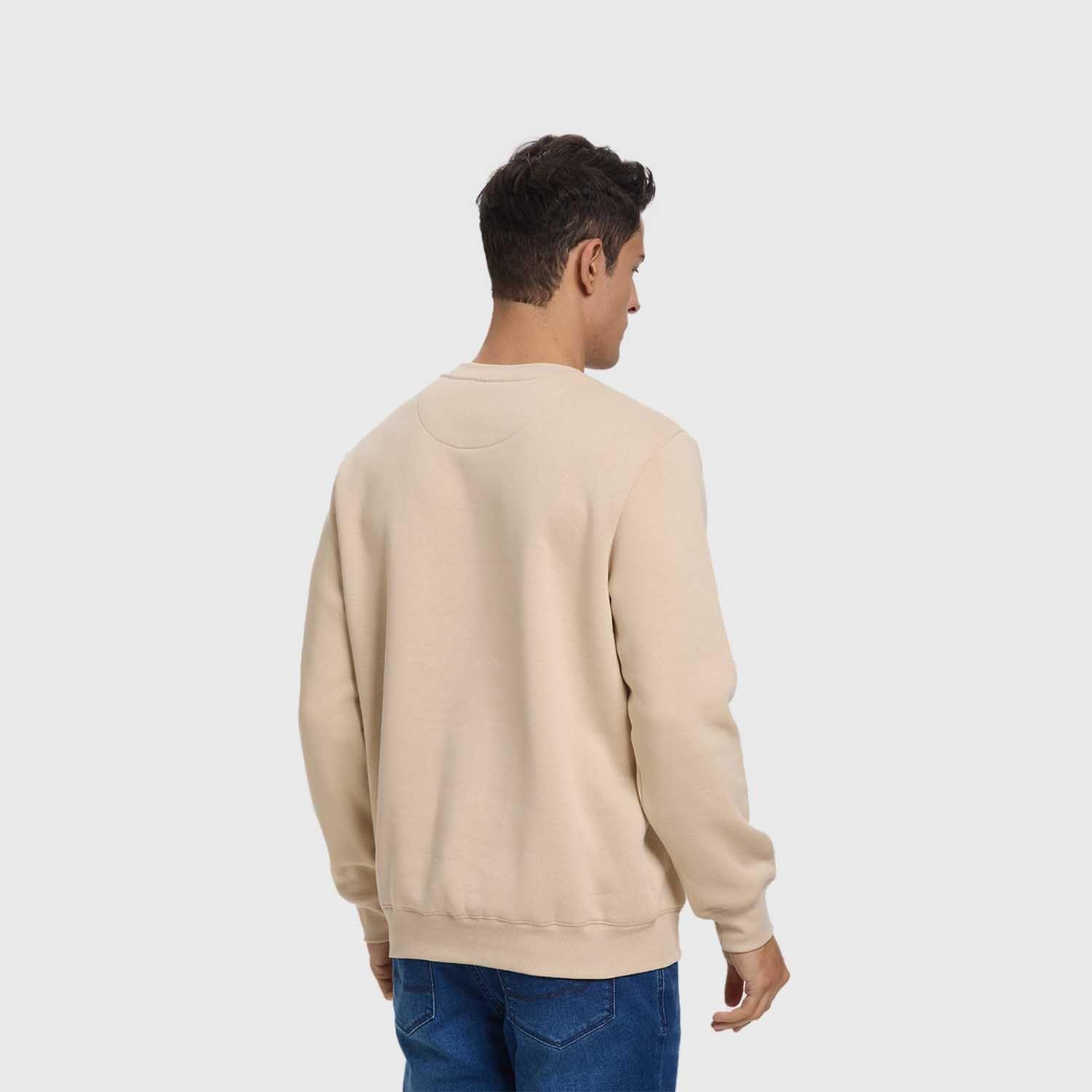 Polerón Hombre Básico Beige Fashion's Park-2