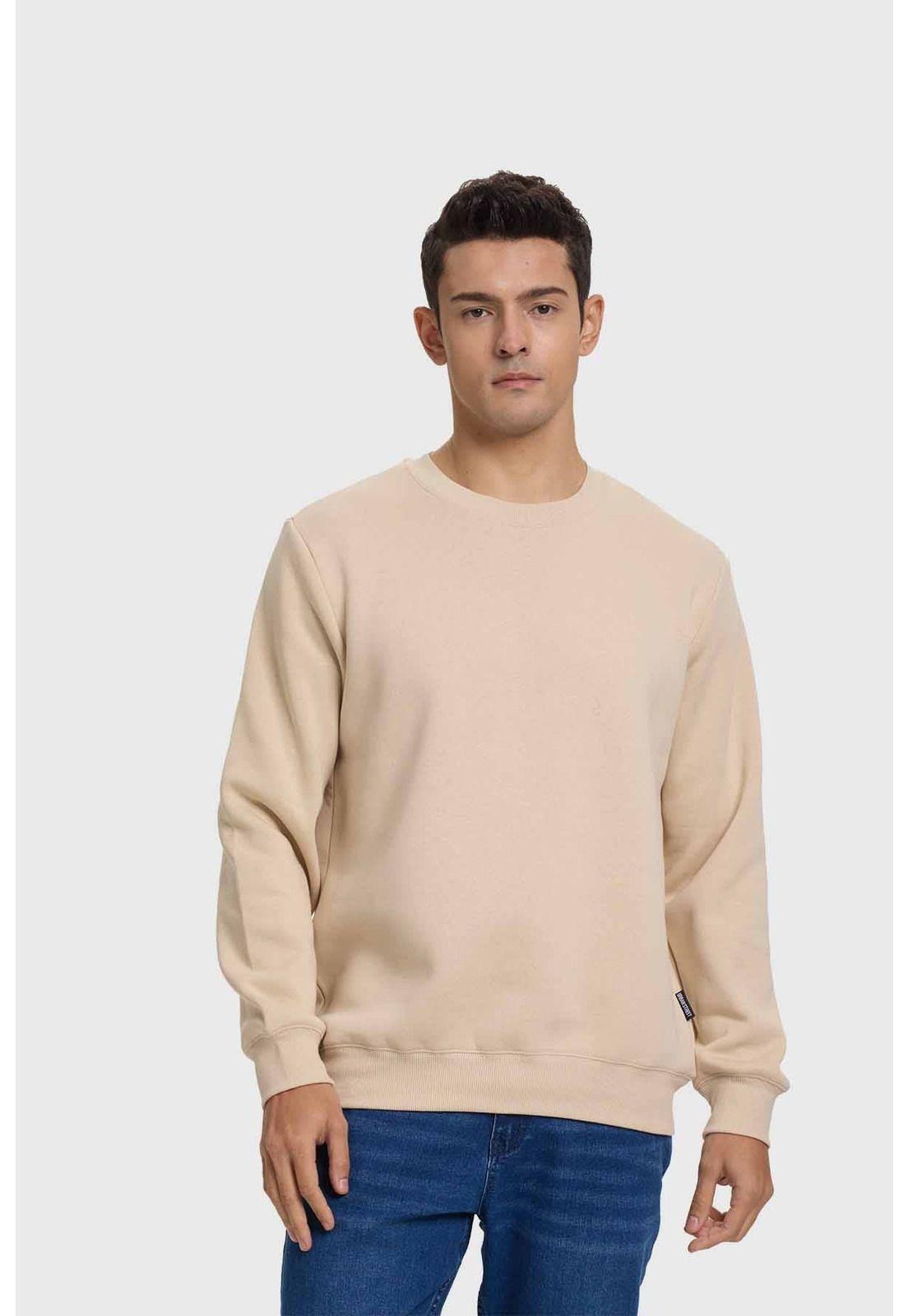 Polerón Hombre Básico Beige-0