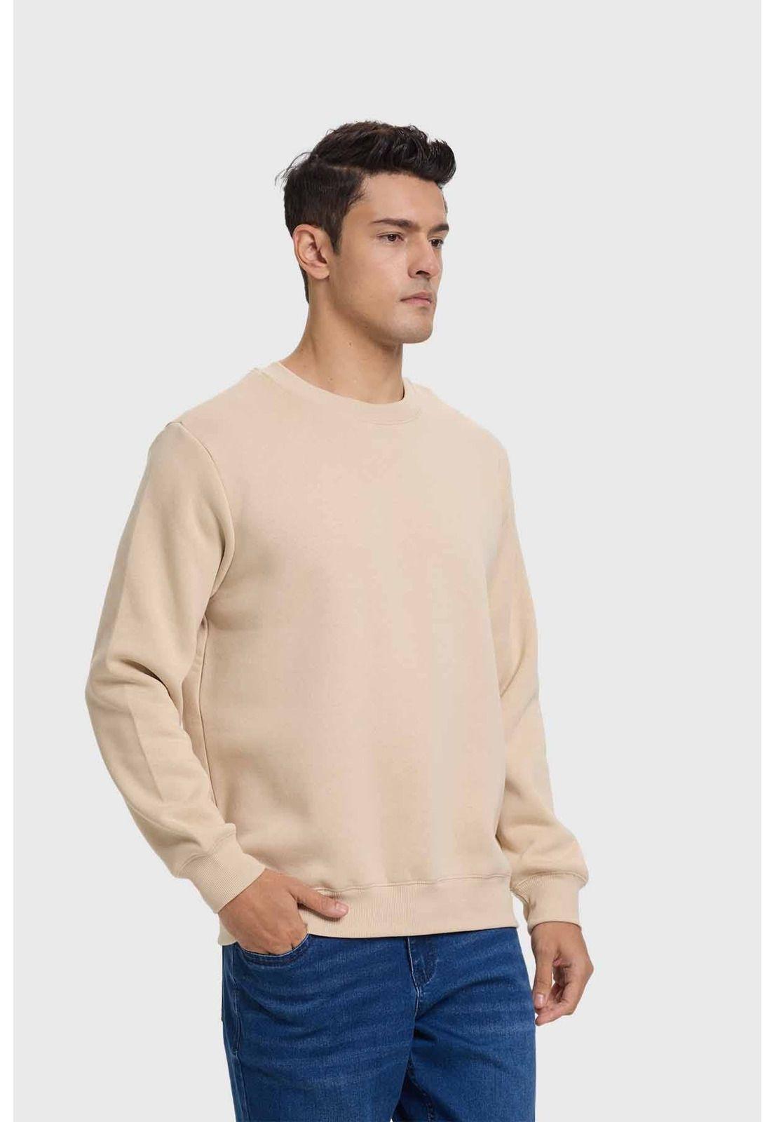 Polerón Hombre Básico Beige-1