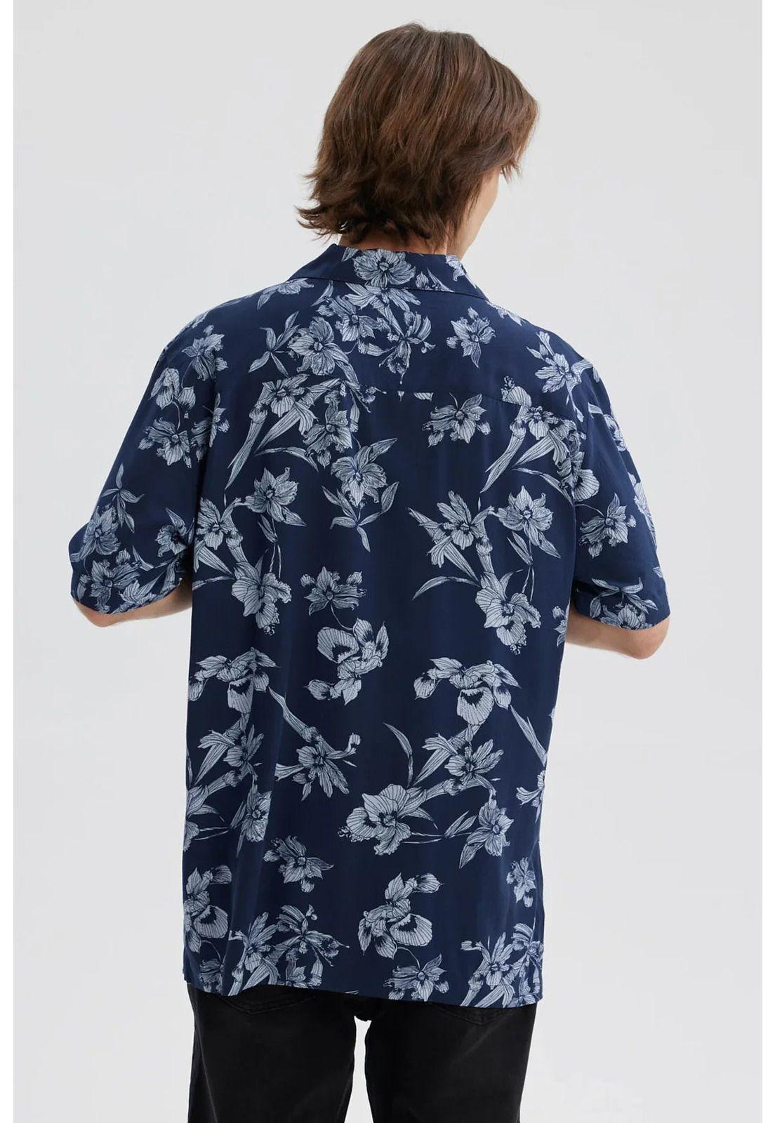 Camisa Hombre Full Rapport Azul Oscuro - ll-2