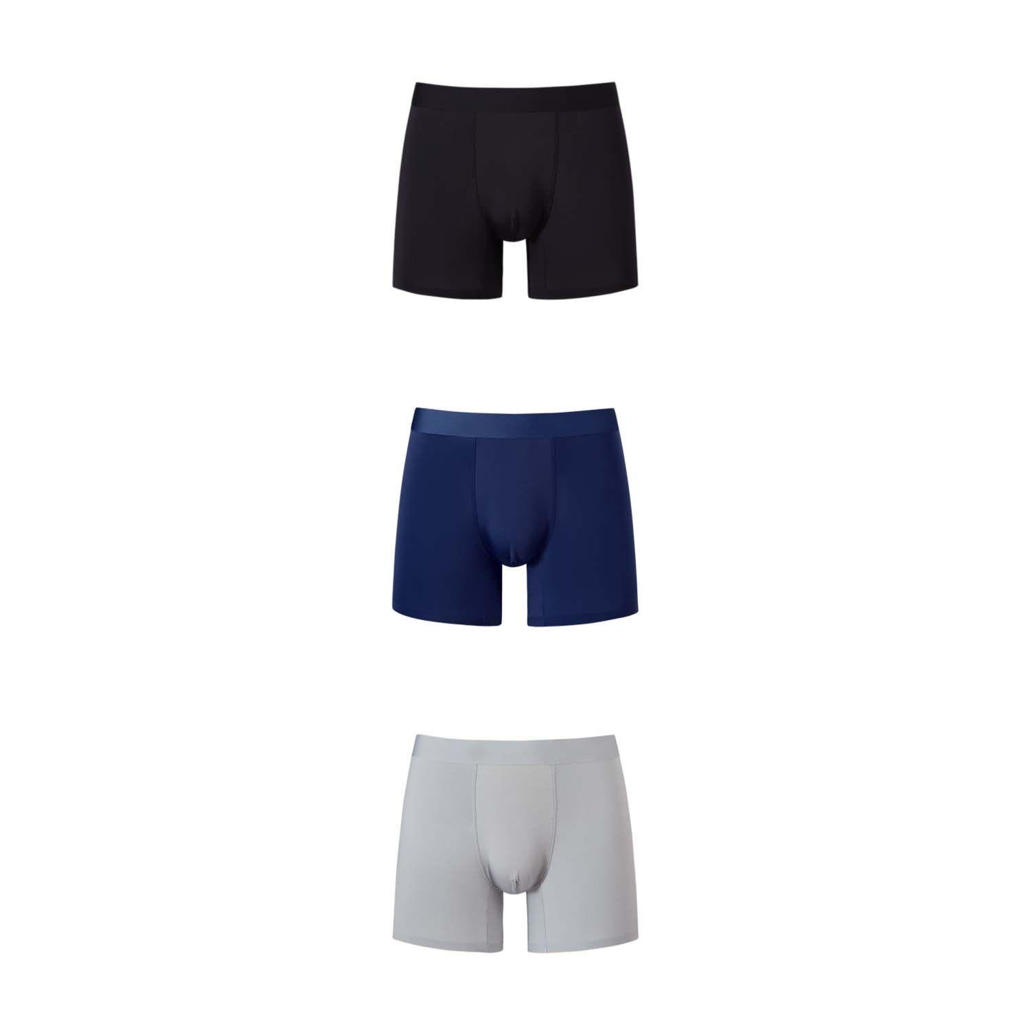 Boxer Hombre Tripack Negro Fashions Park-0