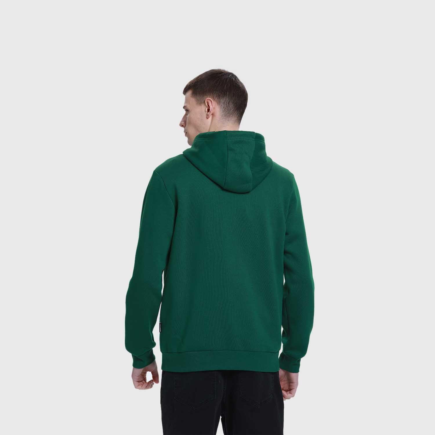 Polerón Hombre Full Zipper Basic Verde Fashion's Park-2