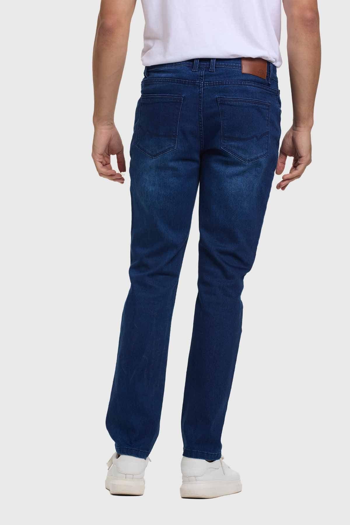 Jeans Hombre Slim Azul-2