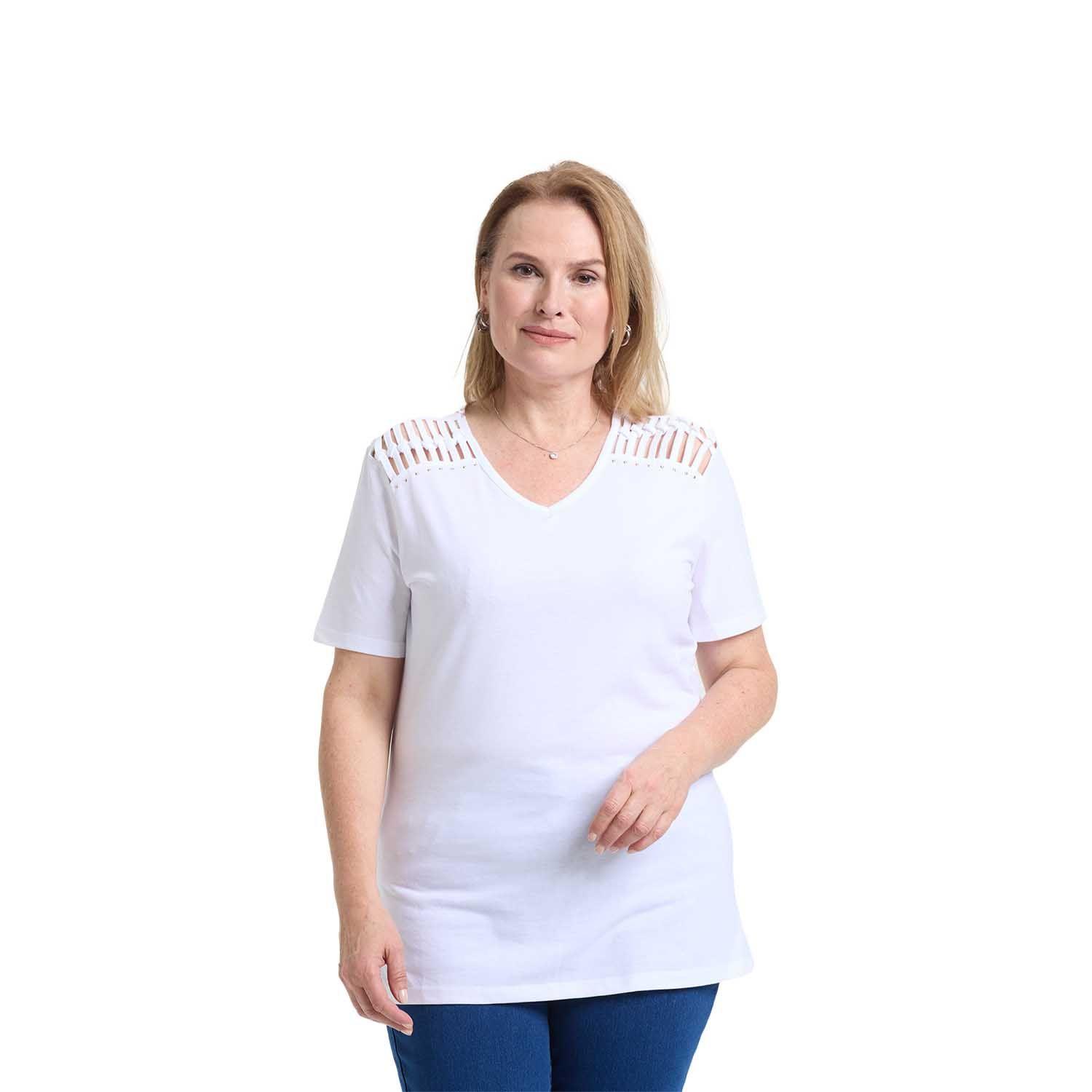 Polera Mujer Con Tachas Crudo Fashion's Park-0
