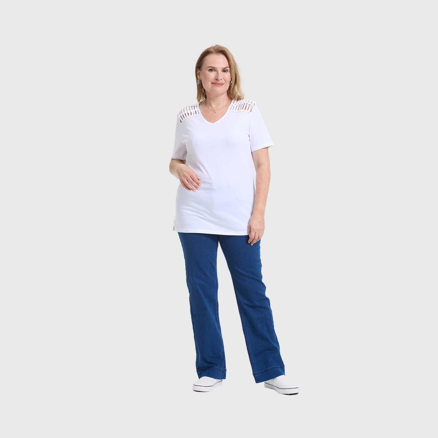 Polera Mujer Con Tachas Crudo Fashion's Park-3