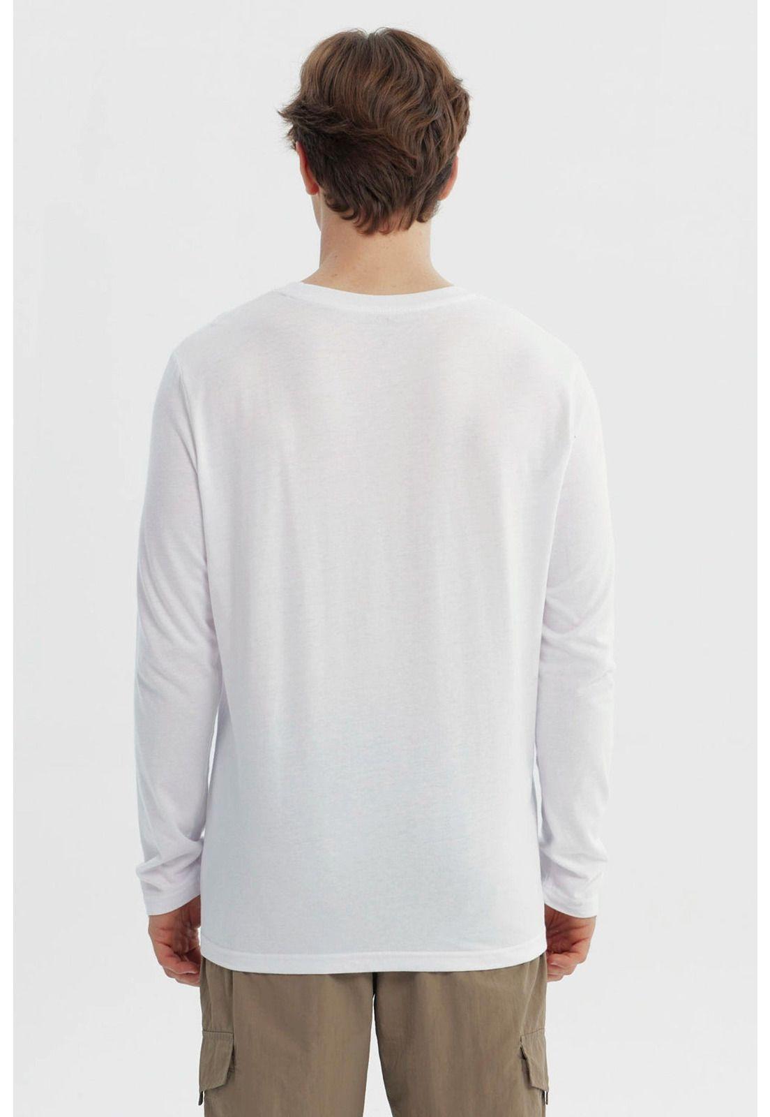 Polera Hombre Slim Blanco - Vll-2