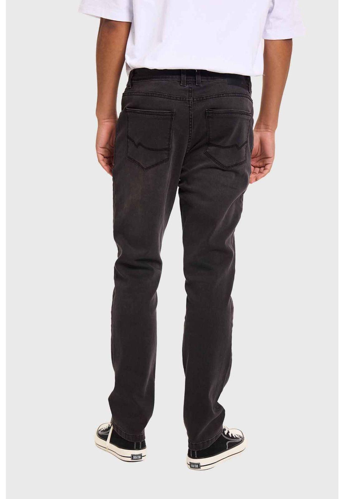 Jeans Hombre Slim Gris - V-2