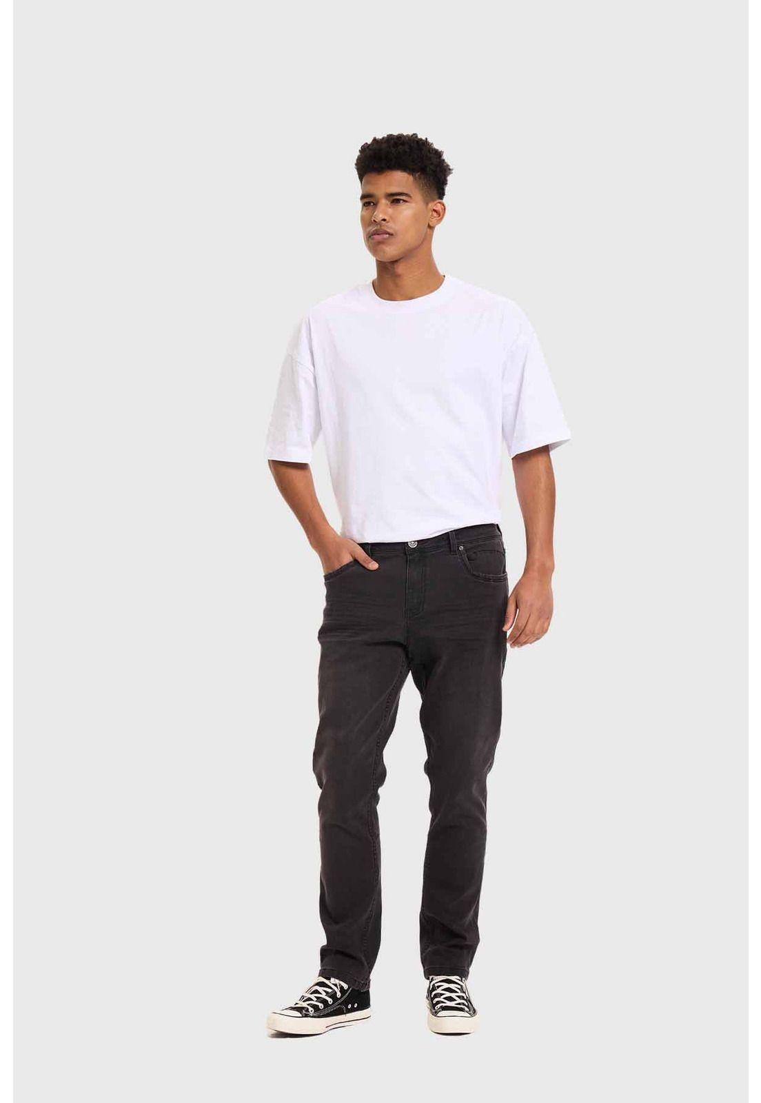 Jeans Hombre Slim Gris - V-3