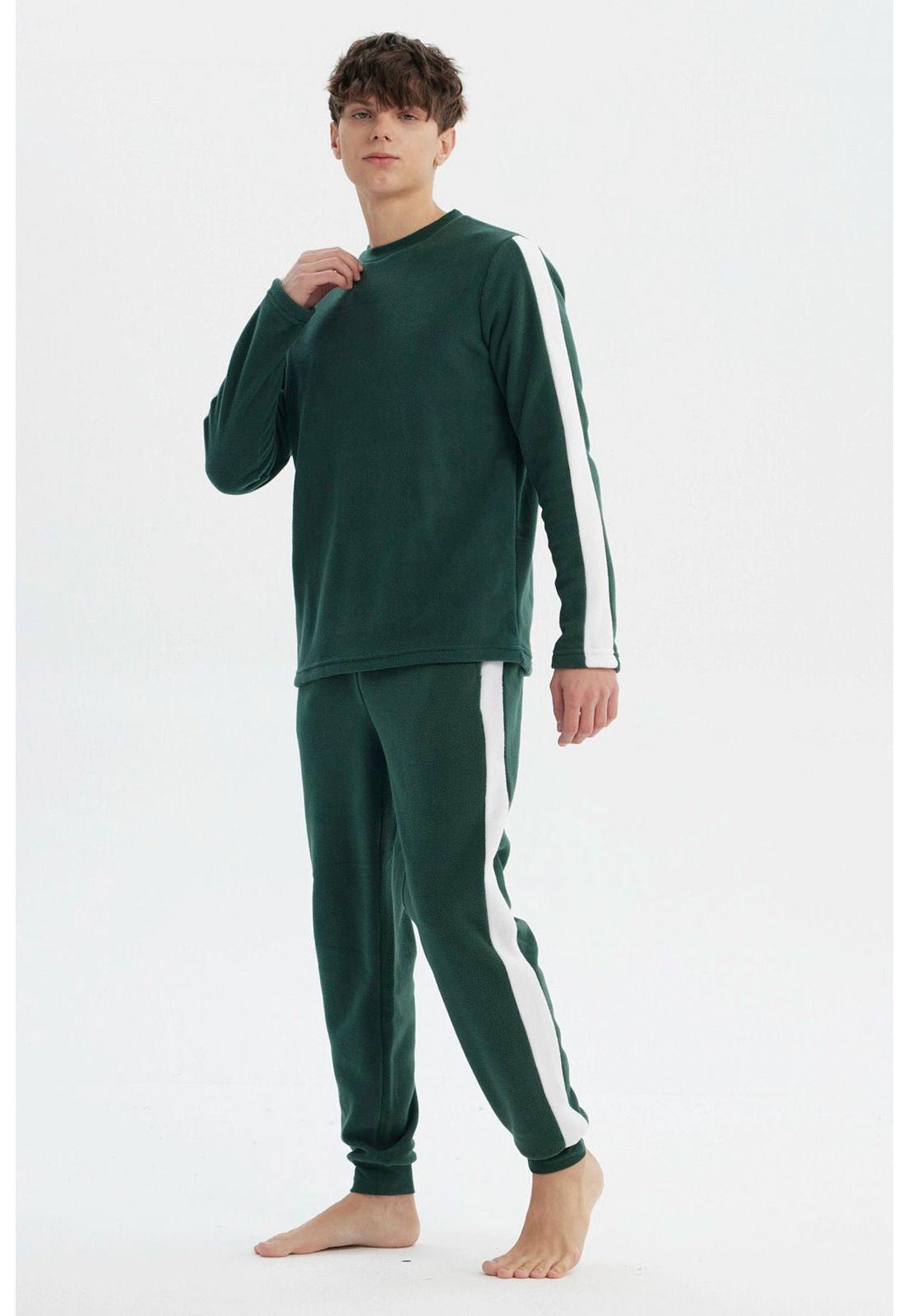 Pijama Hombre Pijama Verde-2