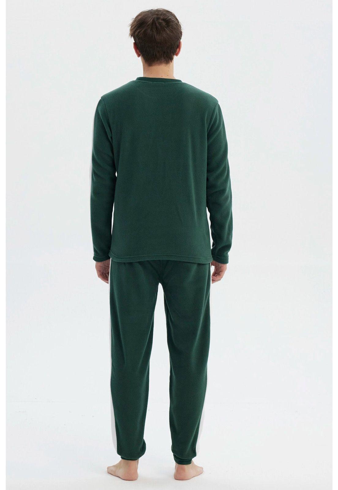 Pijama Hombre Pijama Verde-3