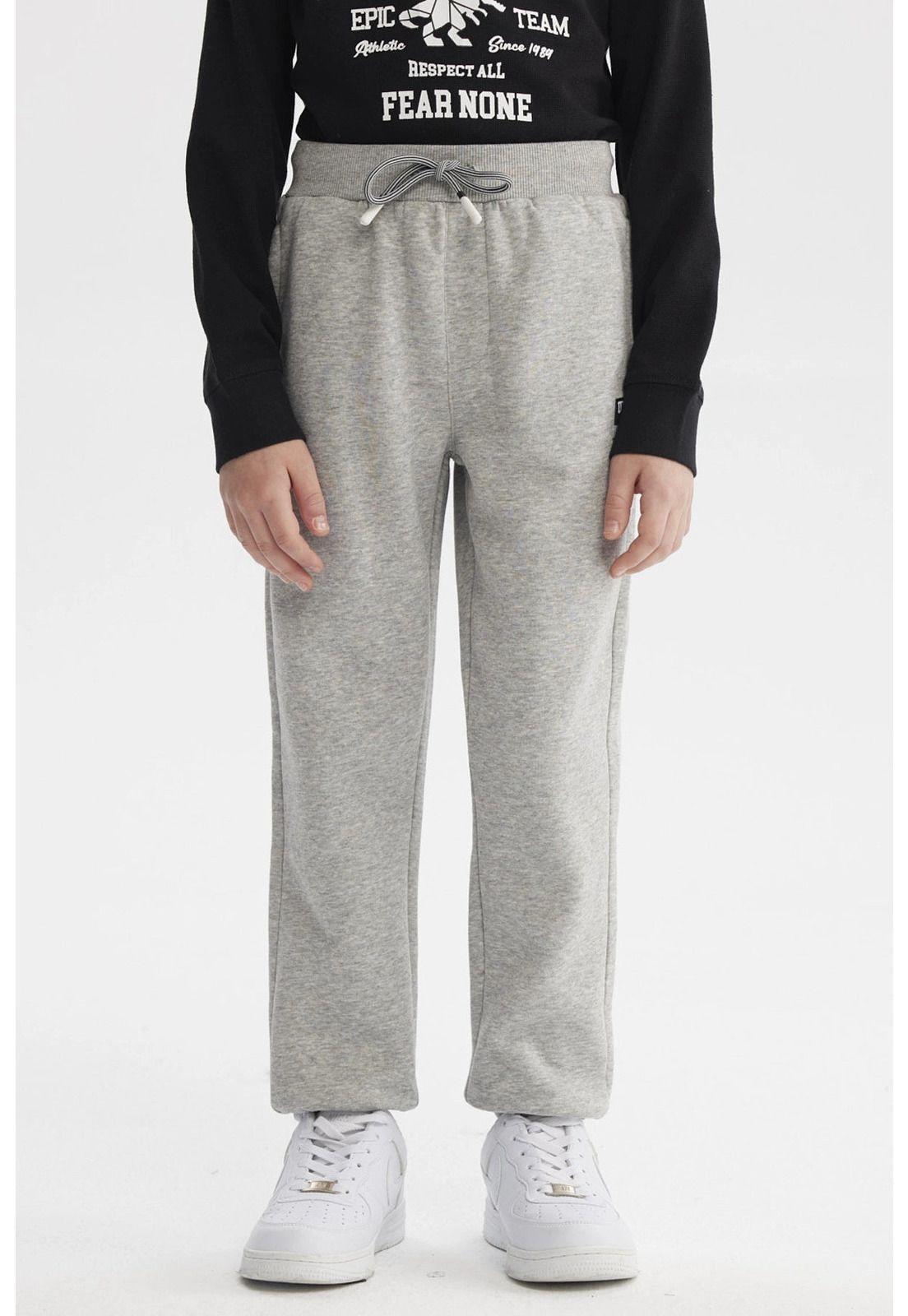 Pantalón Buzo Niño Bipack Toddler Gris Melange-0