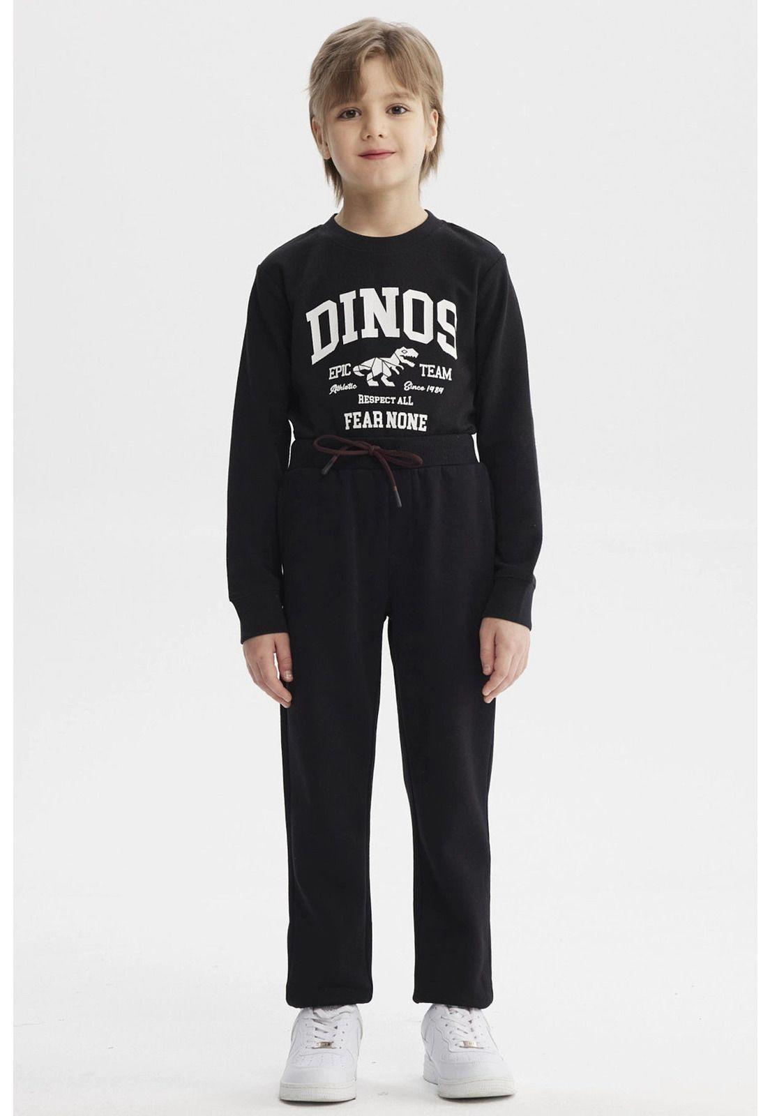 Pantalón Buzo Niño Bipack Toddler Gris Melange-7