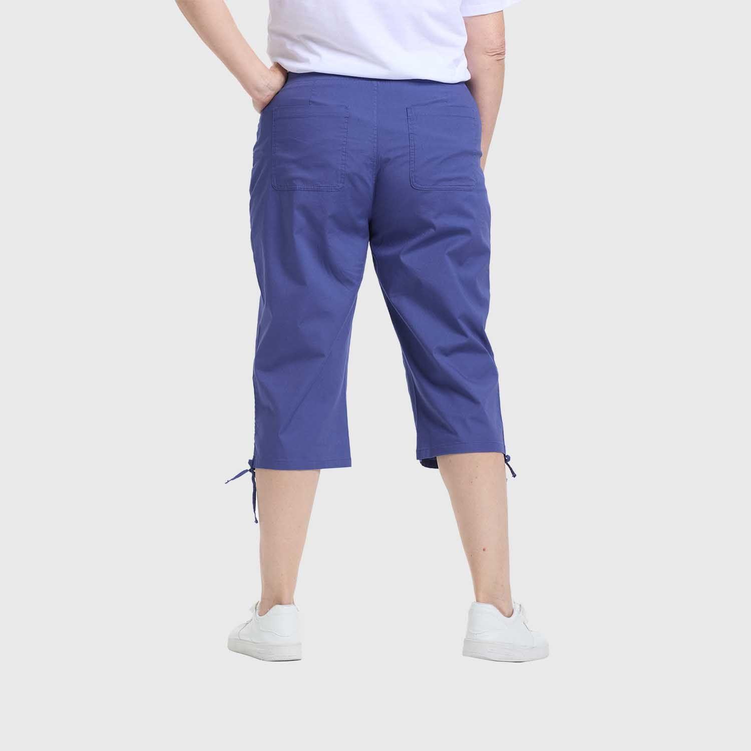Pantalón Mujer Con Cortes Y Apertura Azul Fashion's Park-2