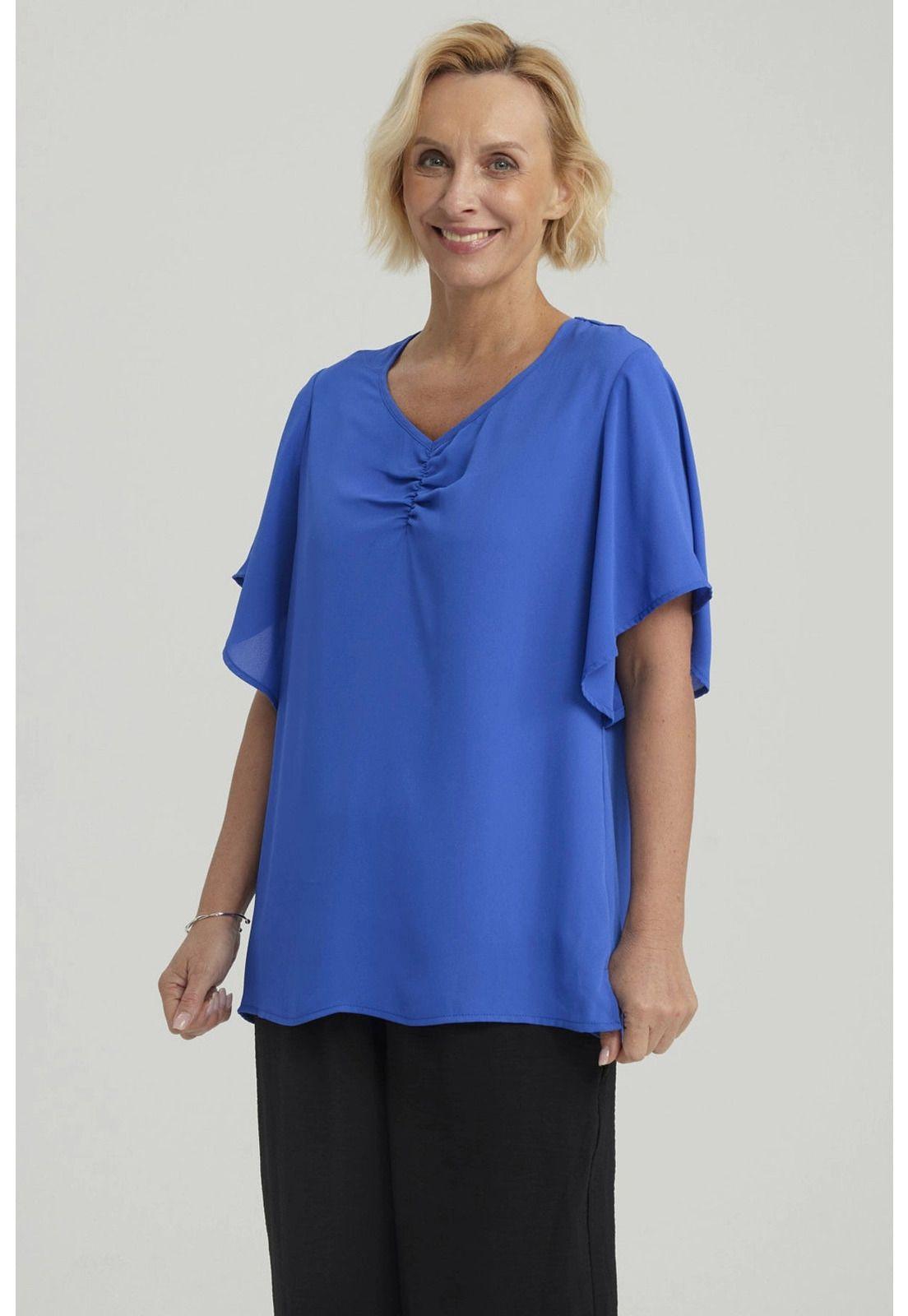 Blusa Mujer Vuelos Azulino-3