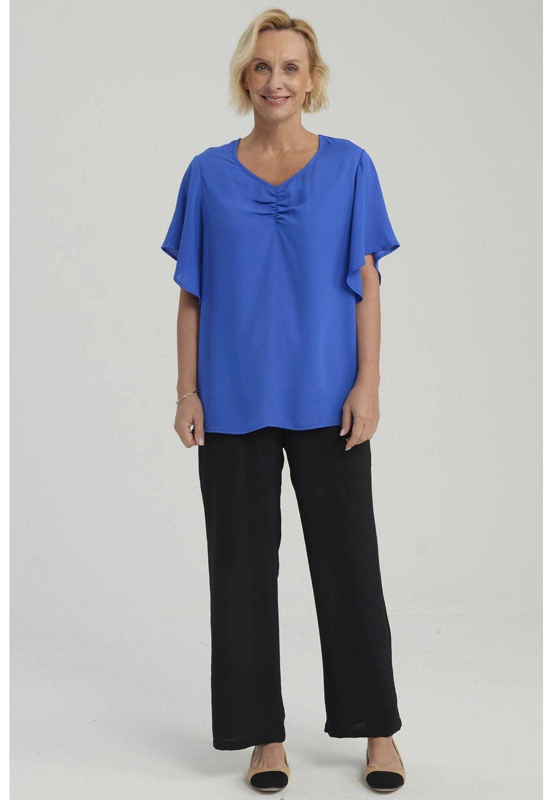 Blusa Mujer Vuelos Azulino-7