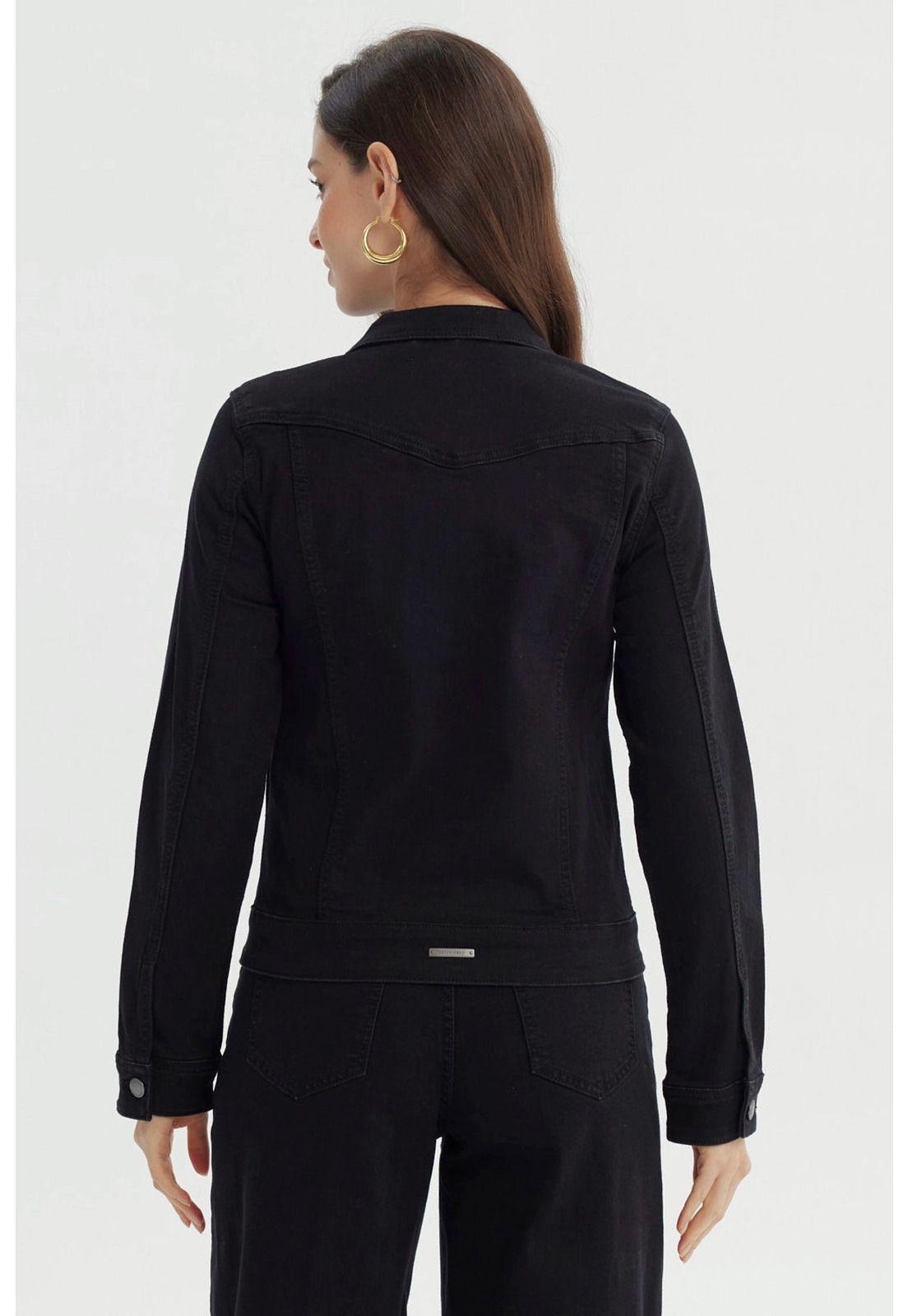 Chaqueta Mujer Clásica Negro - Vl-2