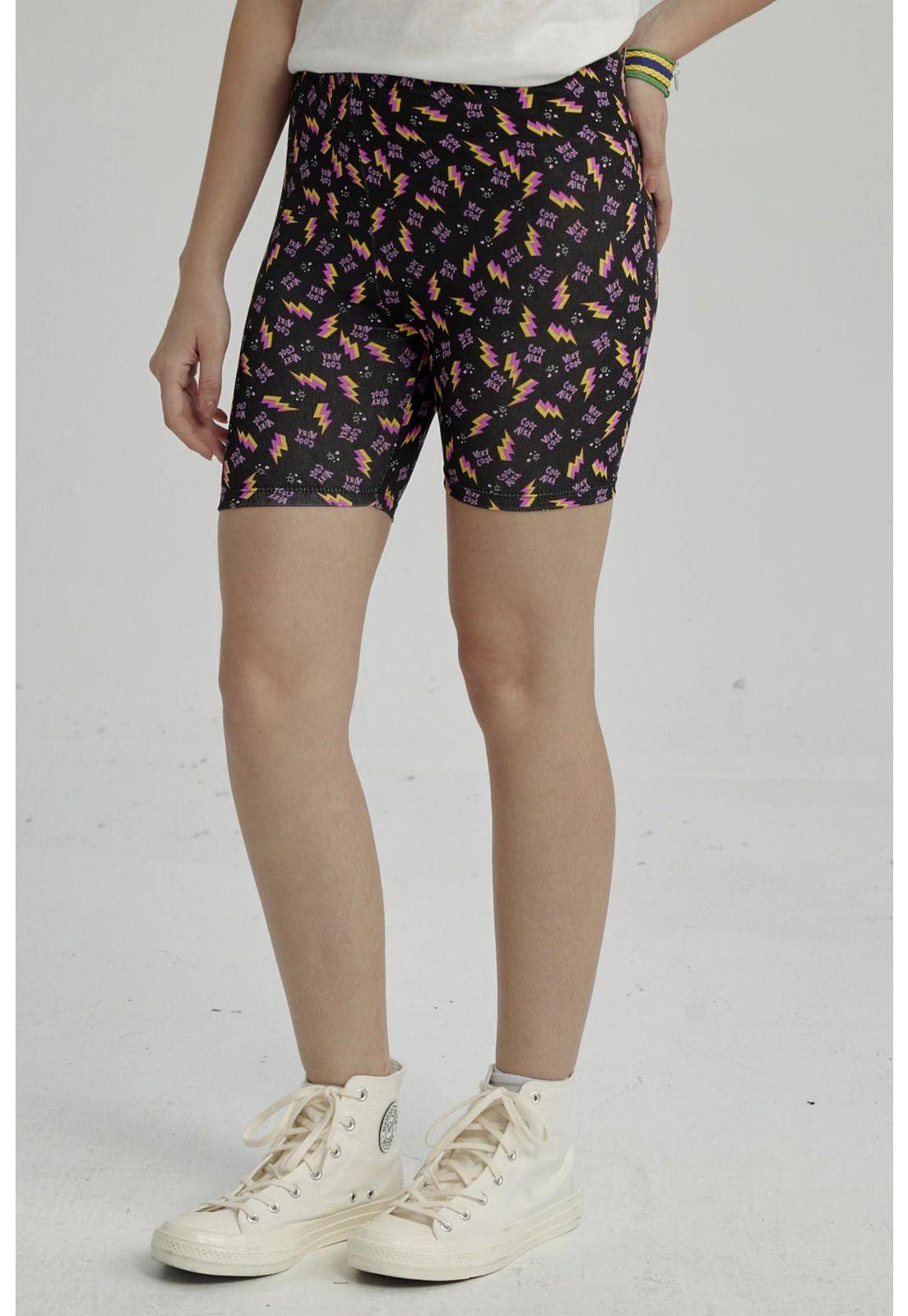 Calza Niña Biker Teens Negro-7