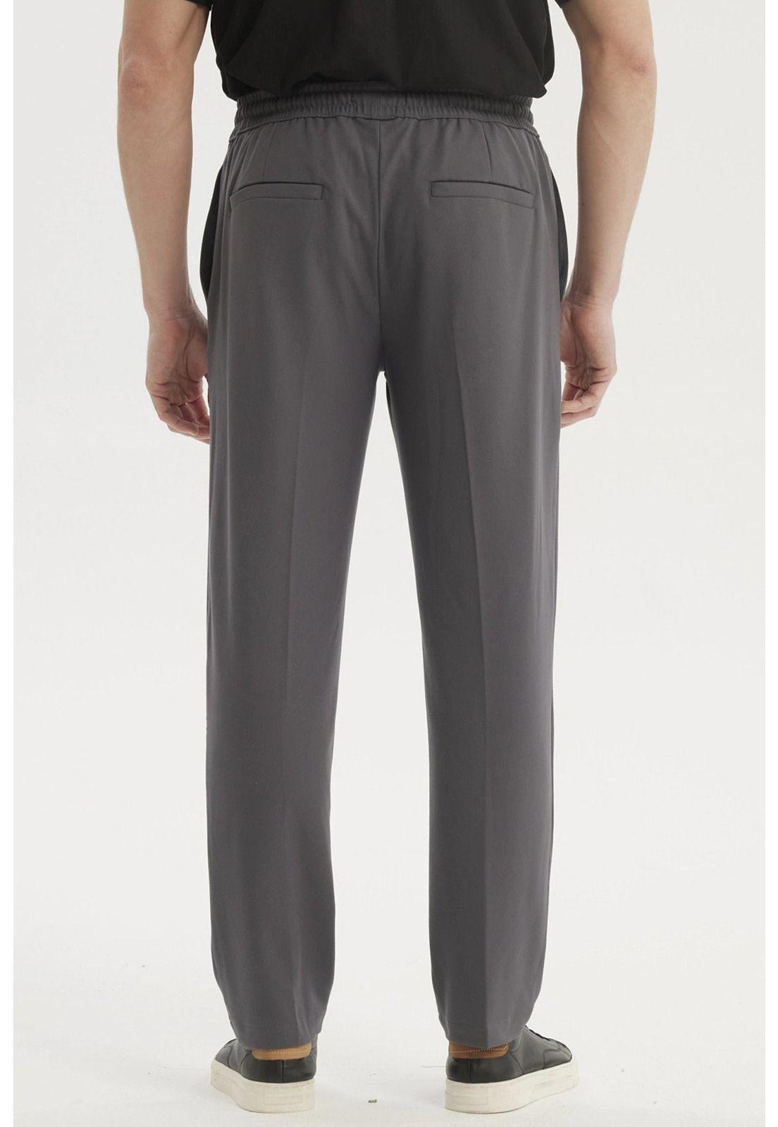 Pantalón Hombre Calce Recto Gris Oscuro-2