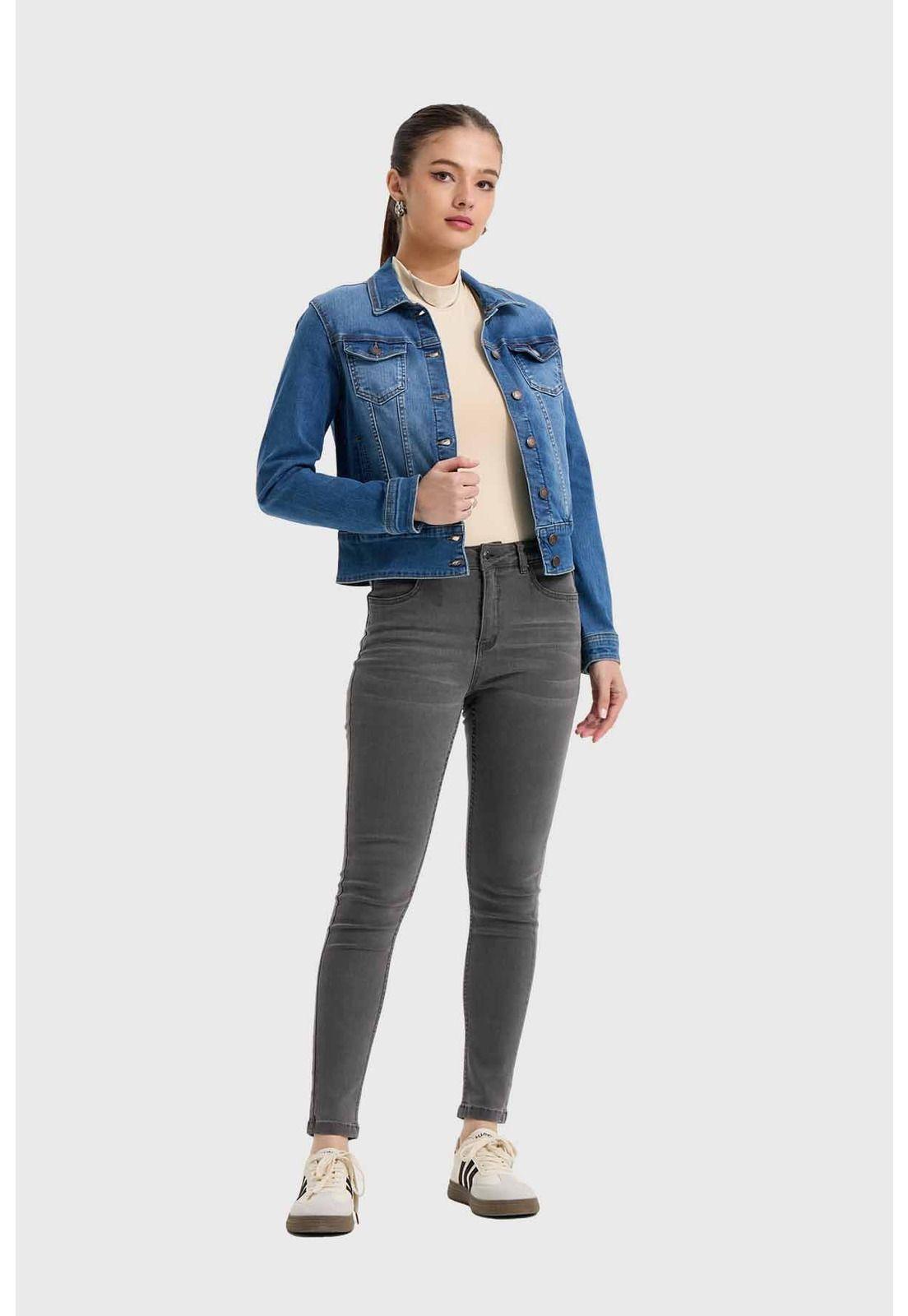 Chaqueta Mujer Clásica Azul I-3