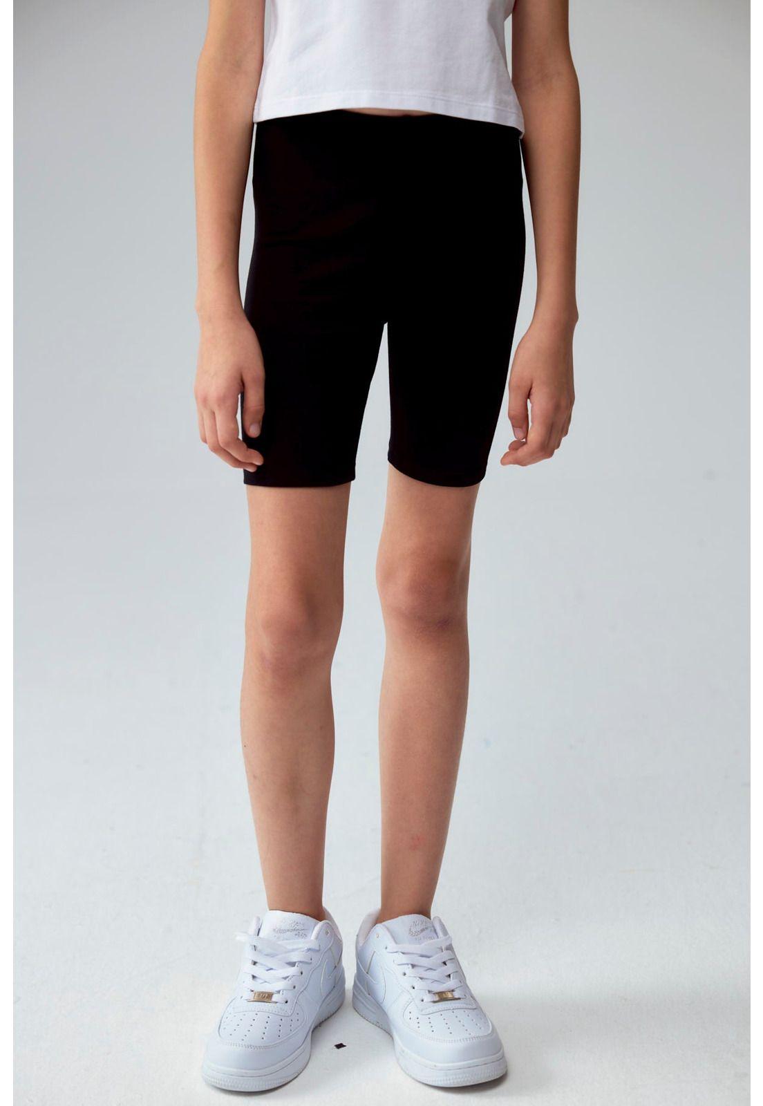 Calza Niña Biker Toddler Negro-0