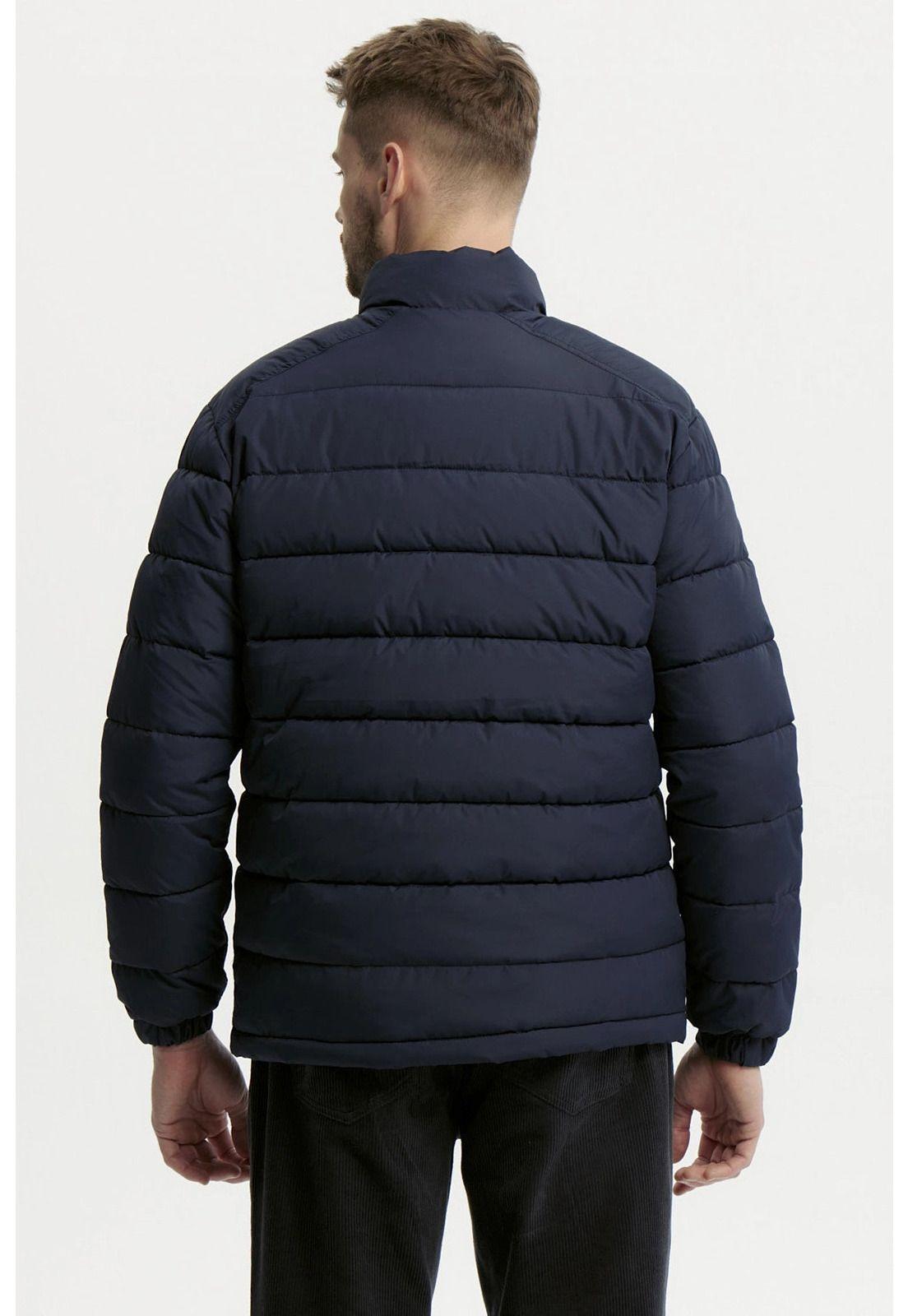 Parka Hombre Slim Azul Marino - V-2
