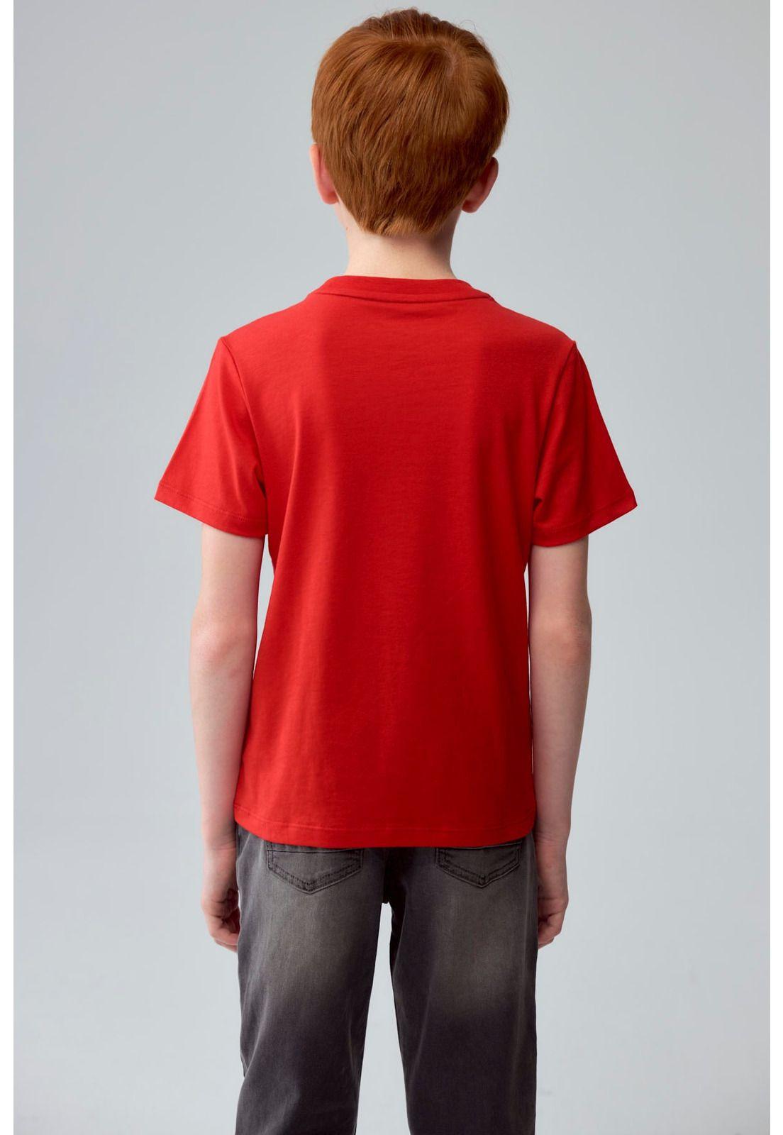 Polera Niño Toddler Print Rojo-2