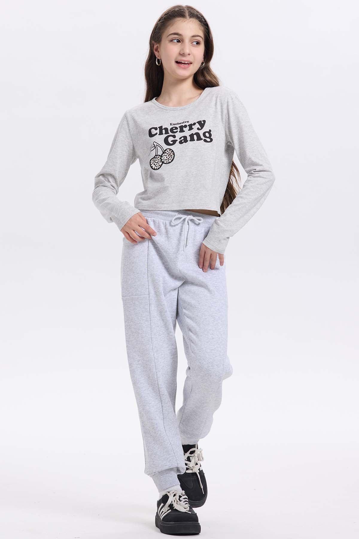 Pantalón Buzo Niña Bipack Vino-7