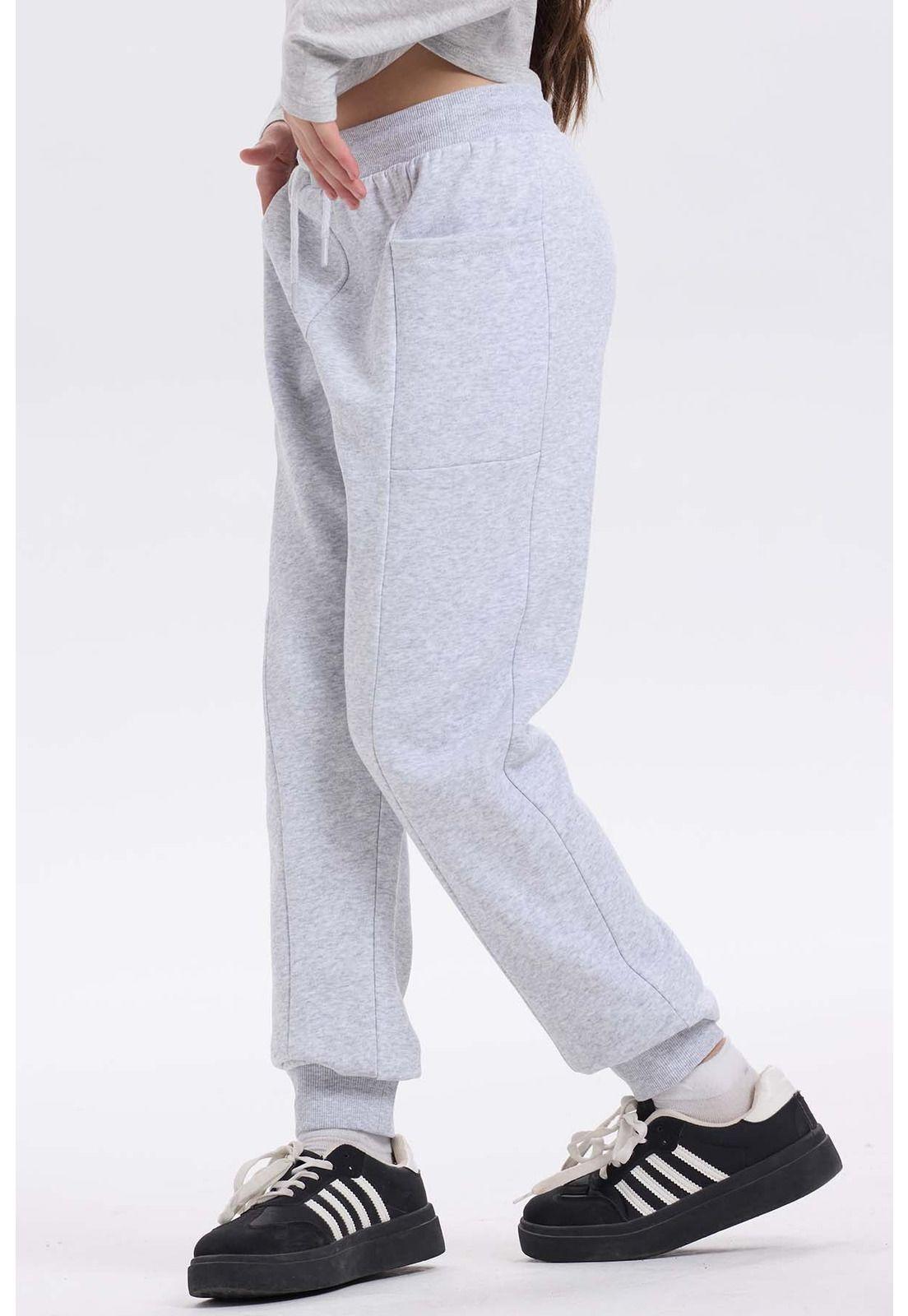 Pantalón Buzo Niña Bipack Vino-3