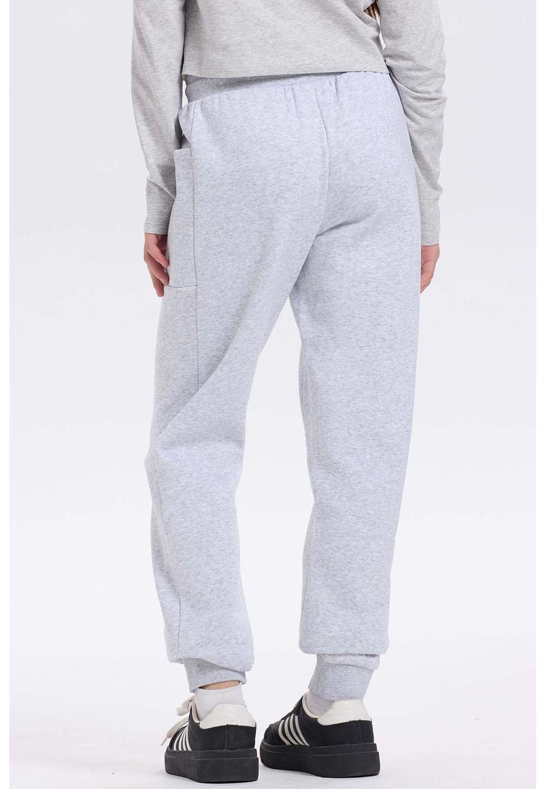 Pantalón Buzo Niña Bipack Vino-5