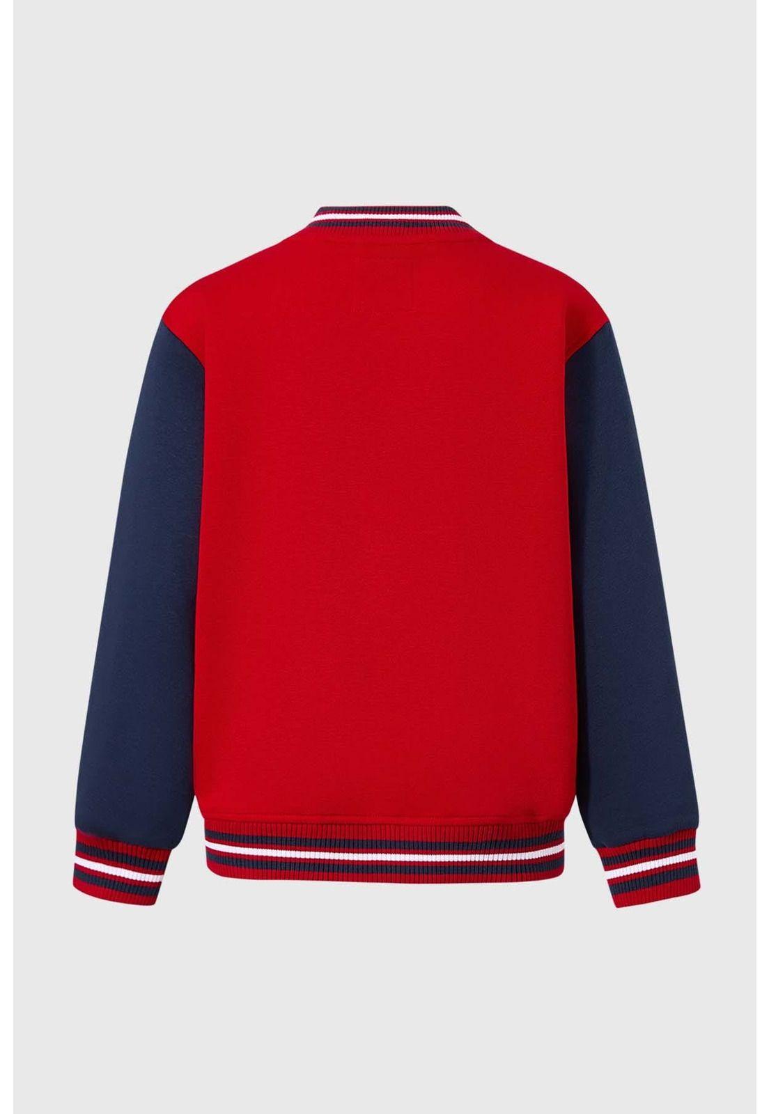Chaqueta Niño Bomber Rojo-1
