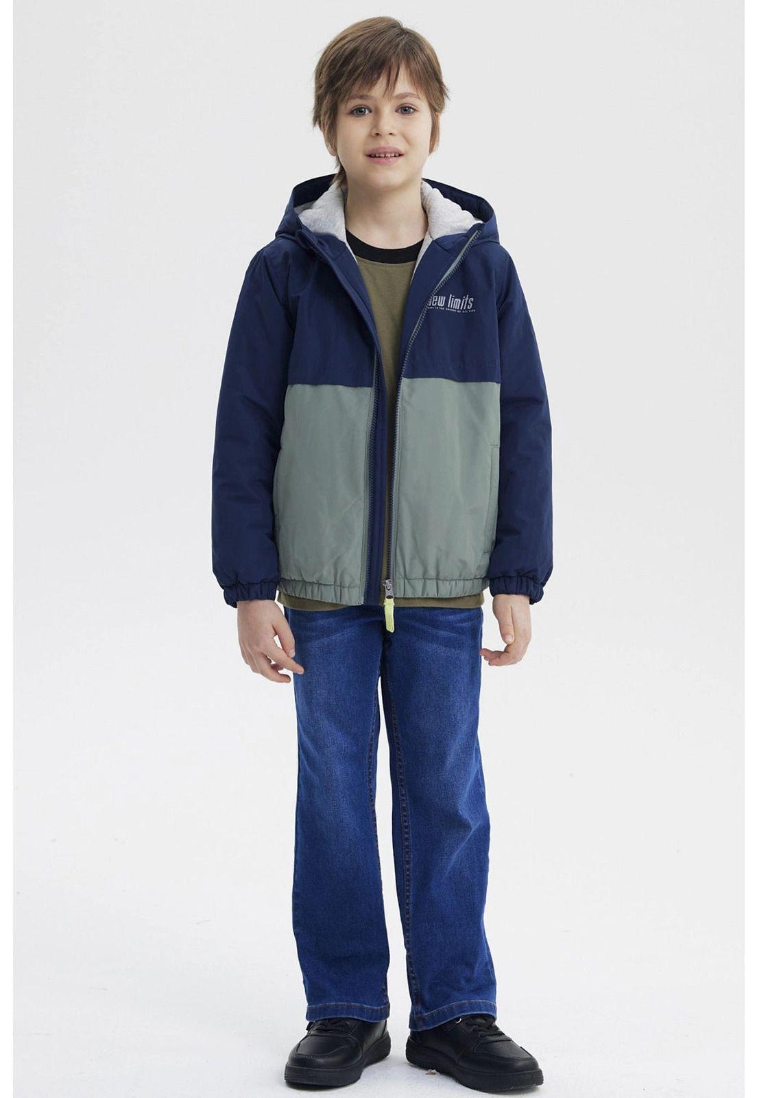 Chaqueta Niño Slim Azul Oscuro-3