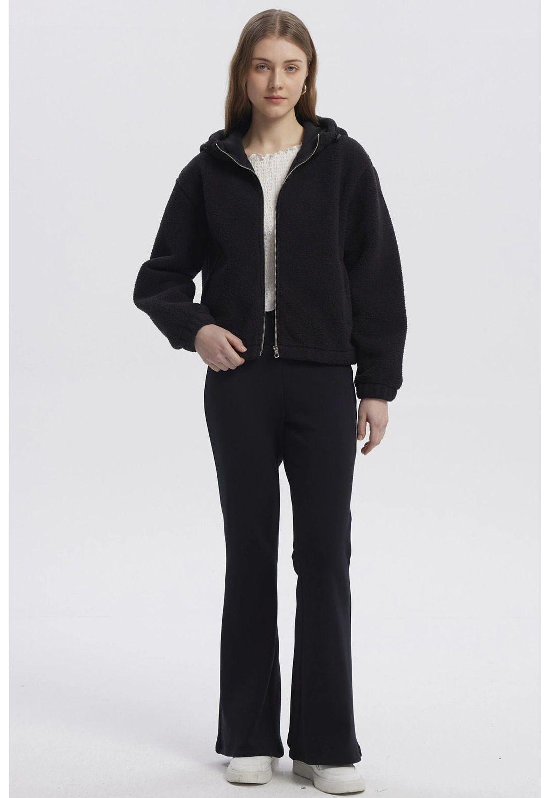 Polar Mujer Peludo Negro - lll-3