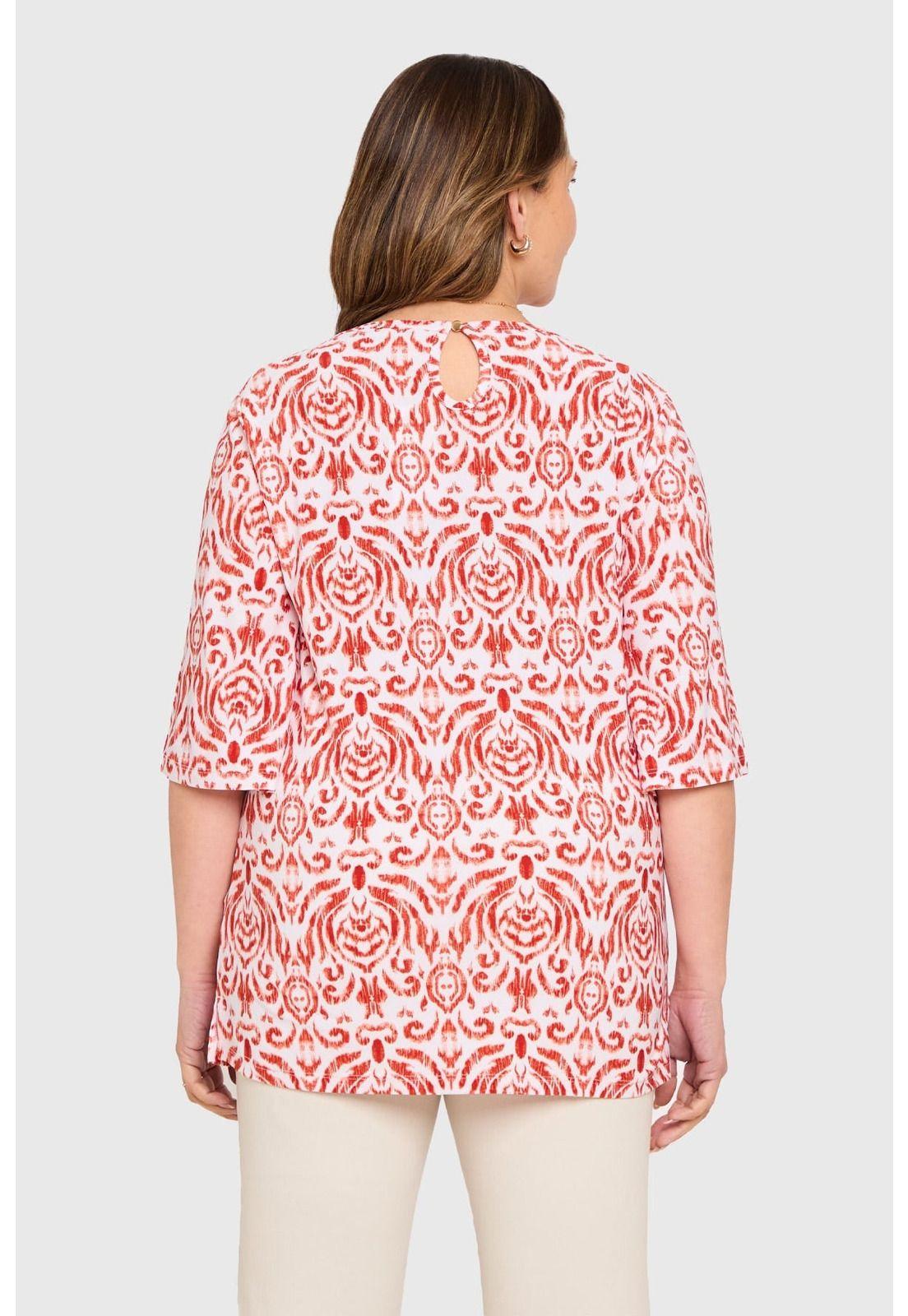 Polera Mujer Corte En Hombros Crudo-2