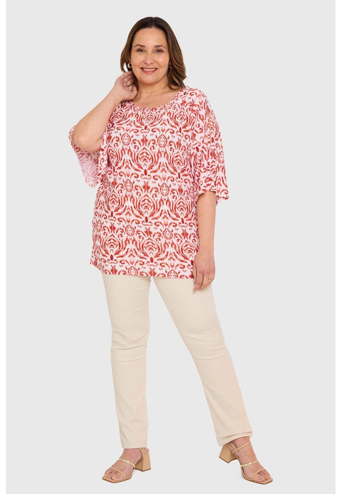 Polera Mujer Corte En Hombros Crudo-3